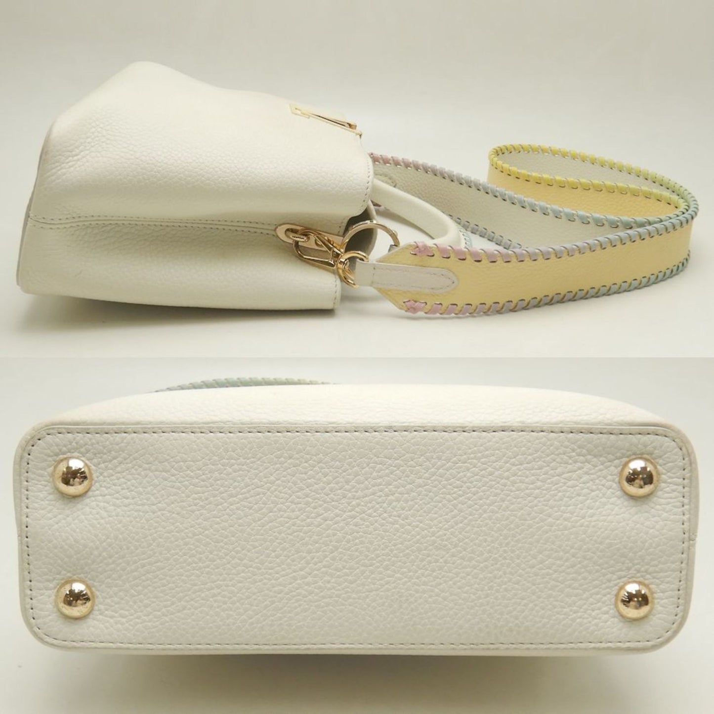 Louis Vuitton, Gold, Leather, handbag
