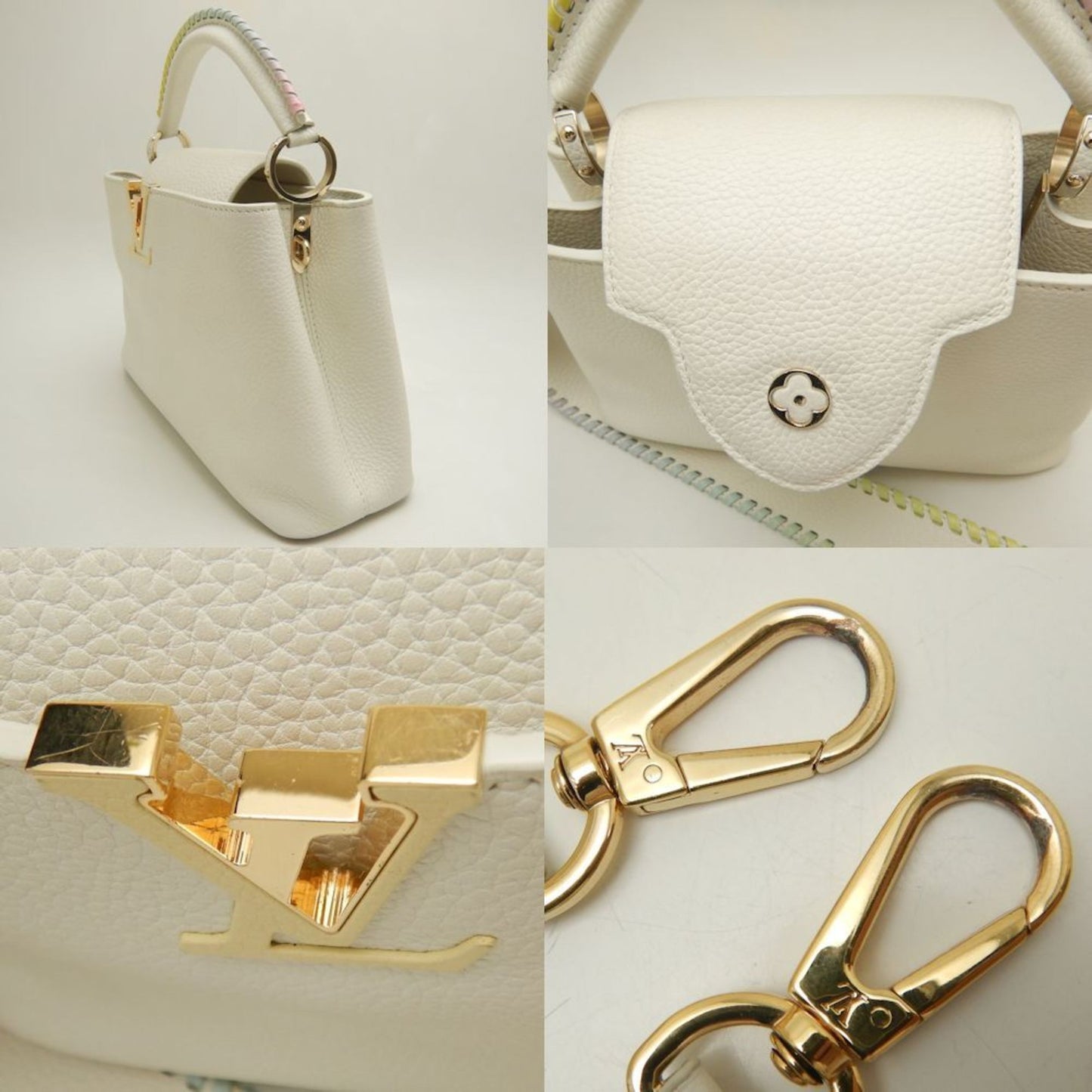 Louis Vuitton, Gold, Leather, handbag
