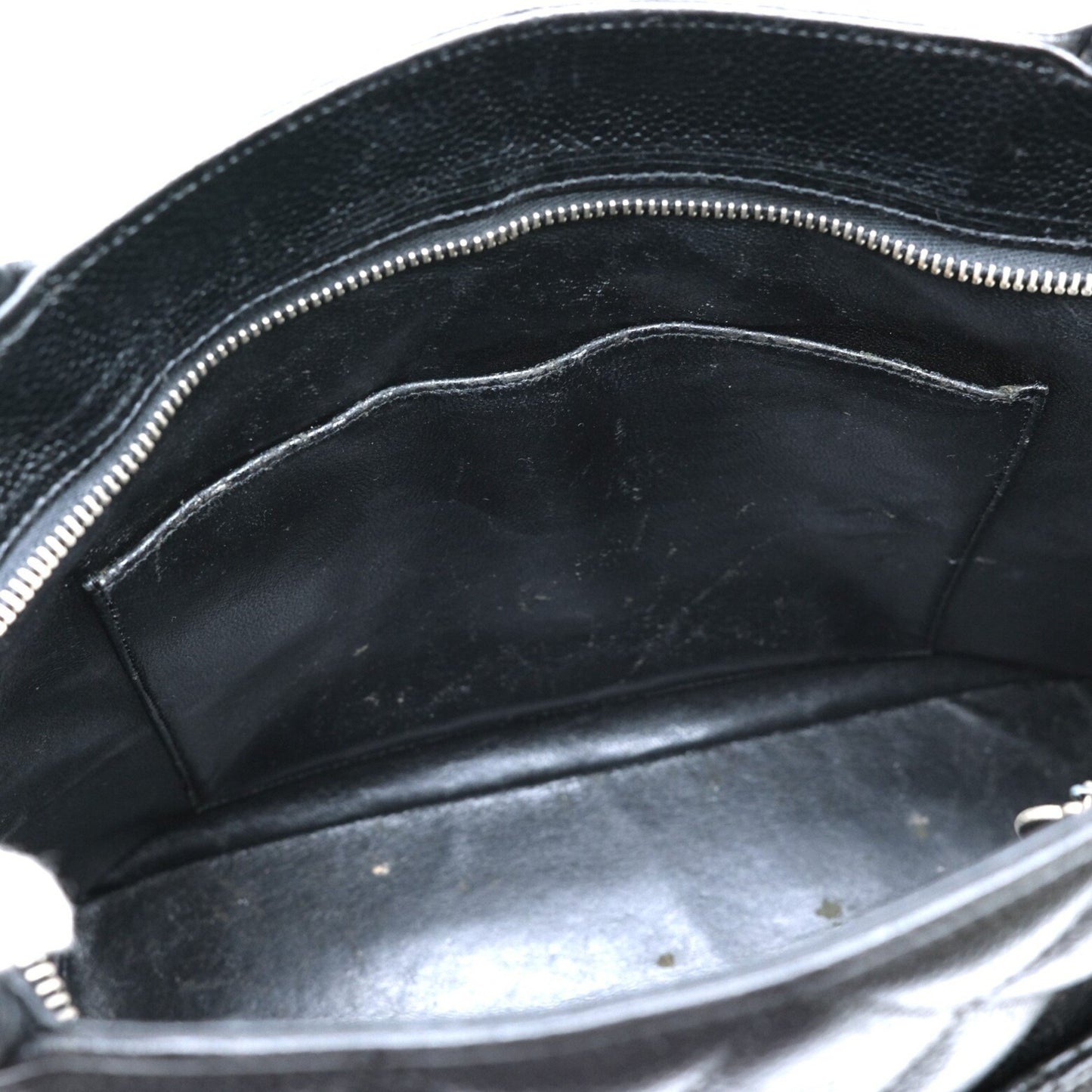 Chanel Shopping, Black, Leather, handbag