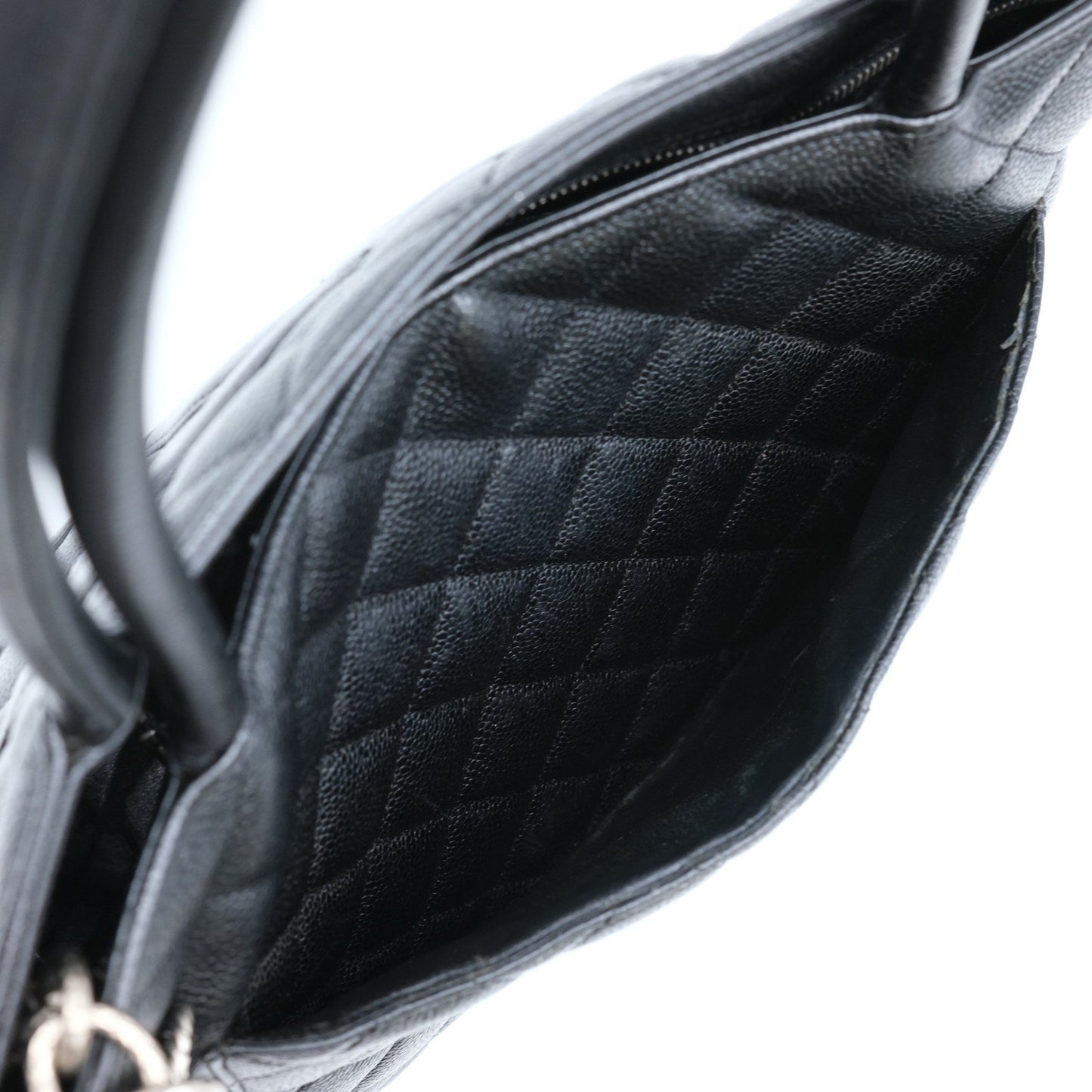 Chanel Shopping, Black, Leather, handbag