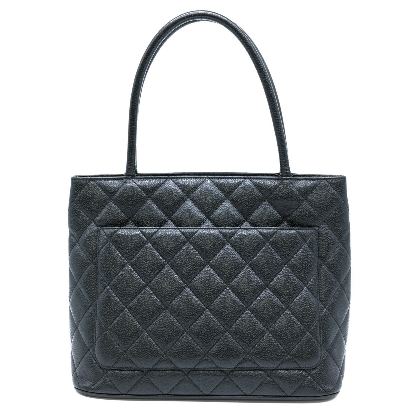 Chanel Shopping, Black, Leather, handbag
