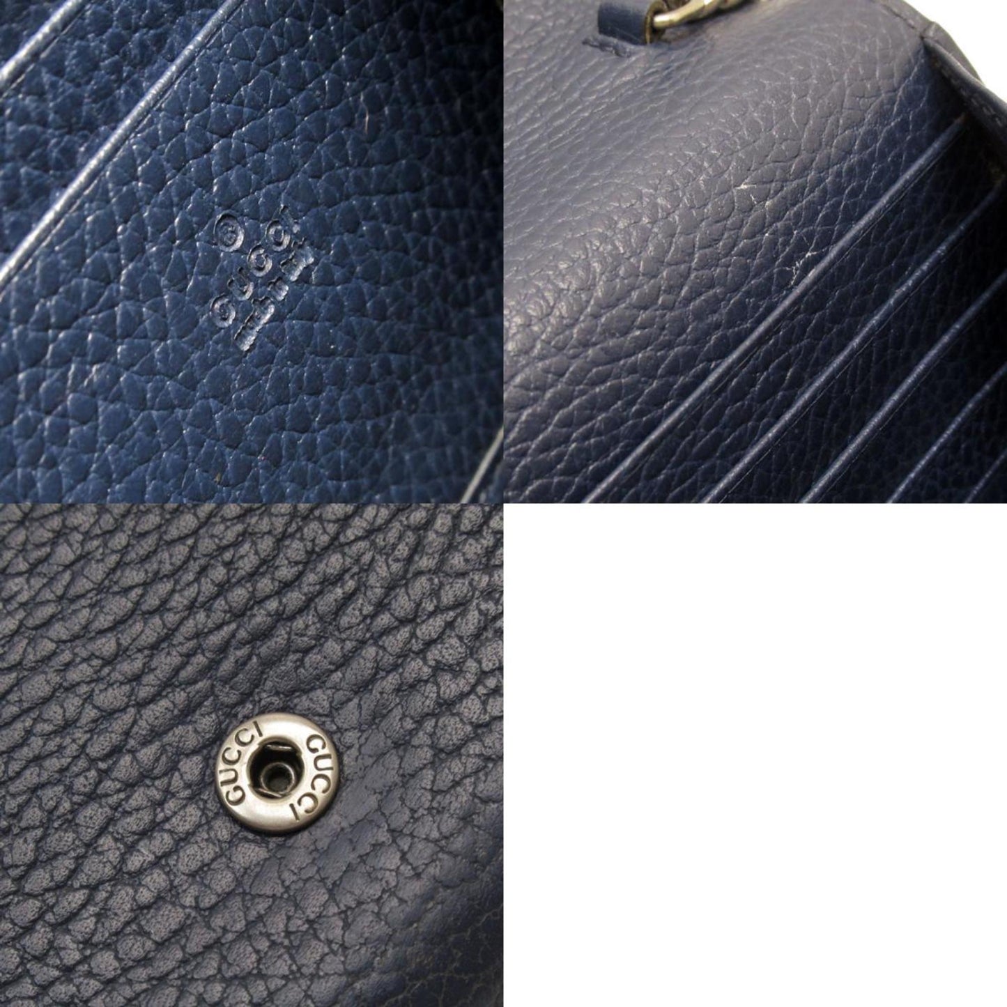 Gucci Dionysus, Navy, Leather, wallet