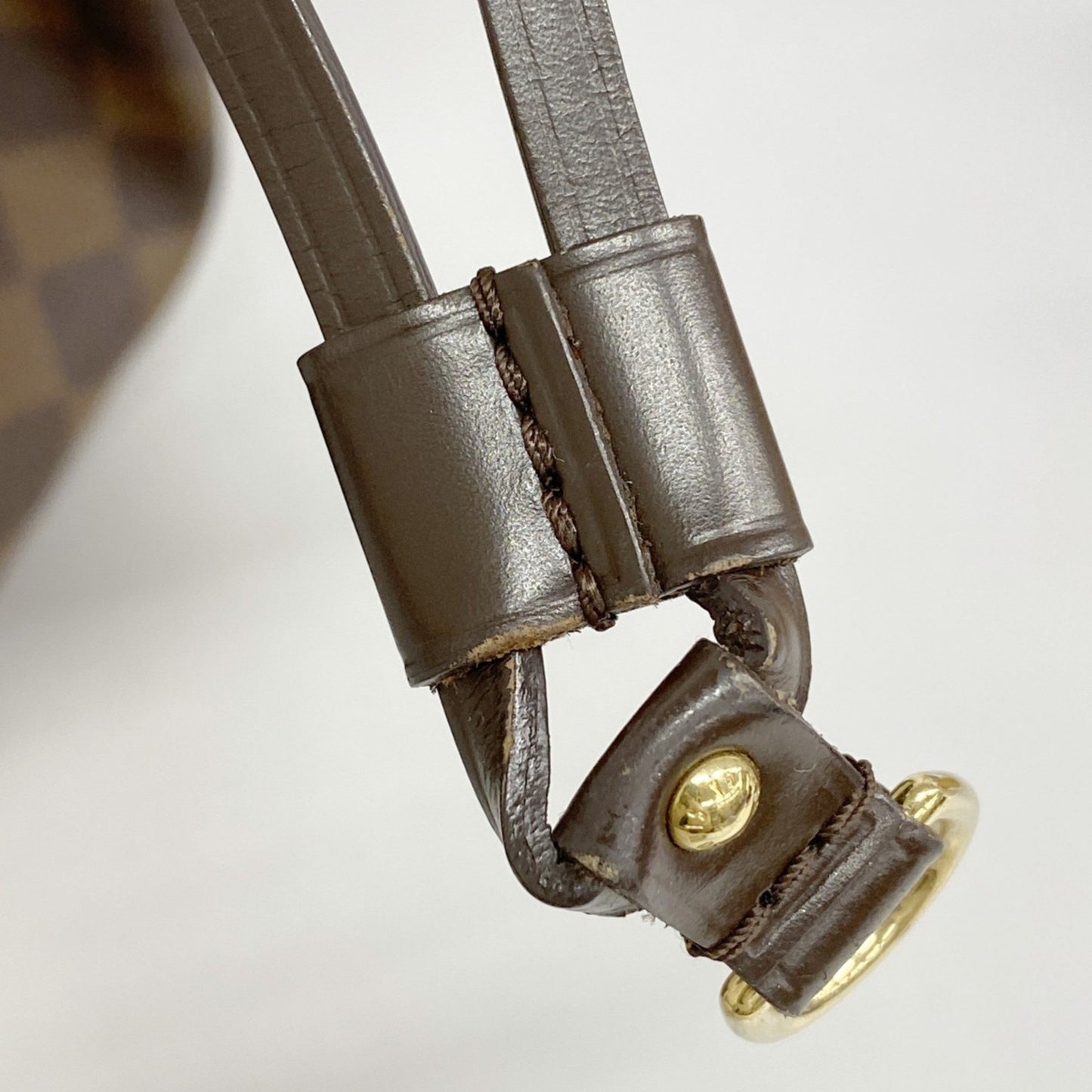Louis Vuitton Neverfull MM, Brown, Canvas, tote