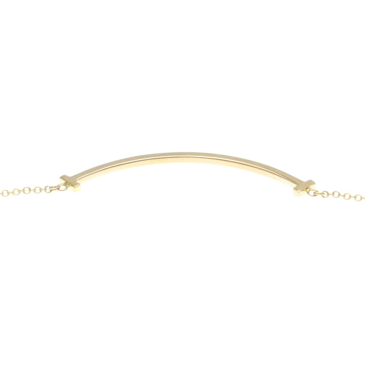 Tiffany & Co T Smile, Gold, Rose Gold, necklace