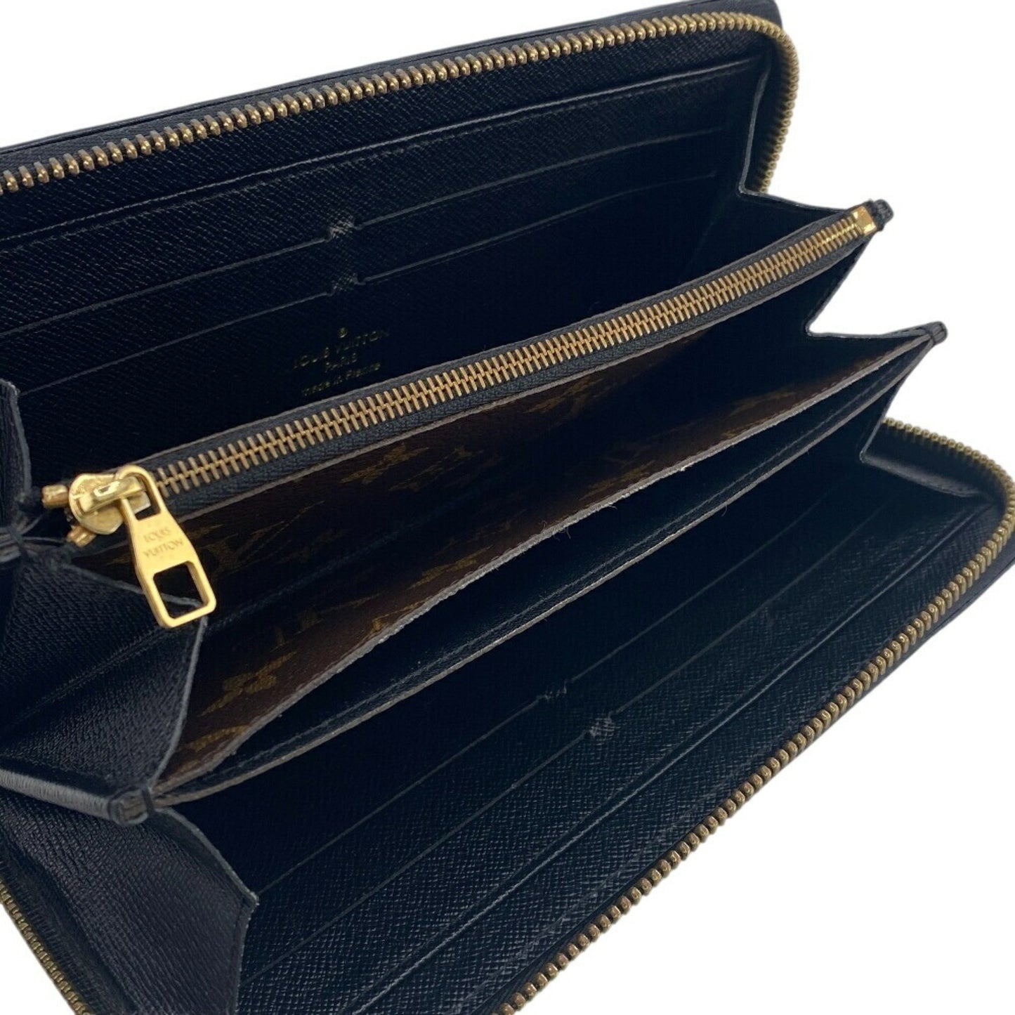 Louis Vuitton Retiro, Black, Canvas, wallet