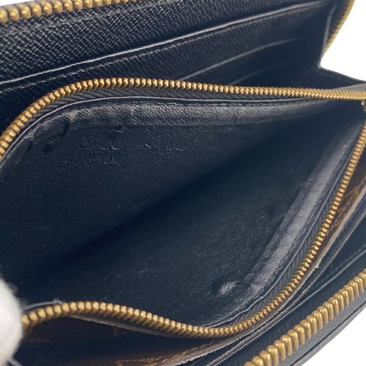 Louis Vuitton Retiro, Black, Canvas, wallet