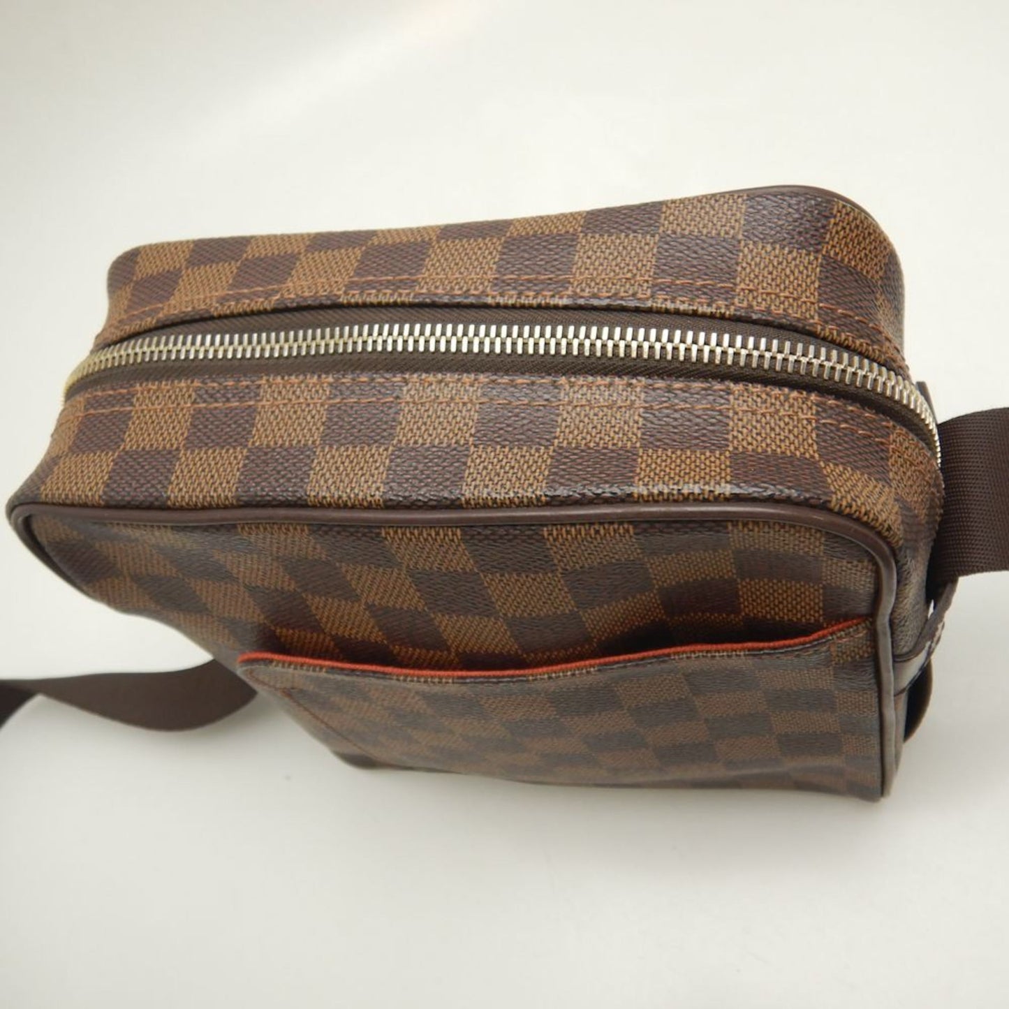 Louis Vuitton Olav, Brown, Canvas, shoulder