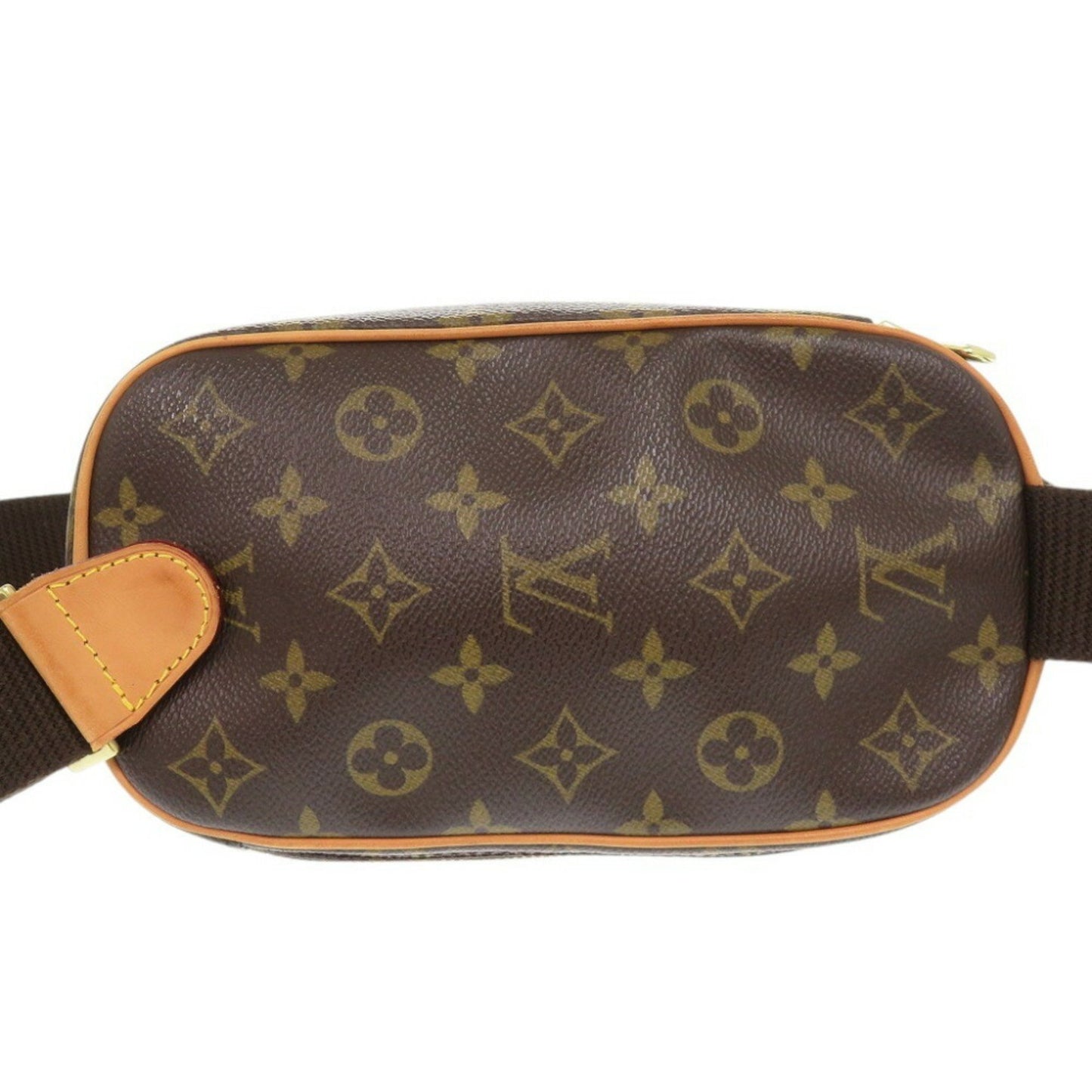 Louis Vuitton Pochette gange, Brown, Canvas, clutch