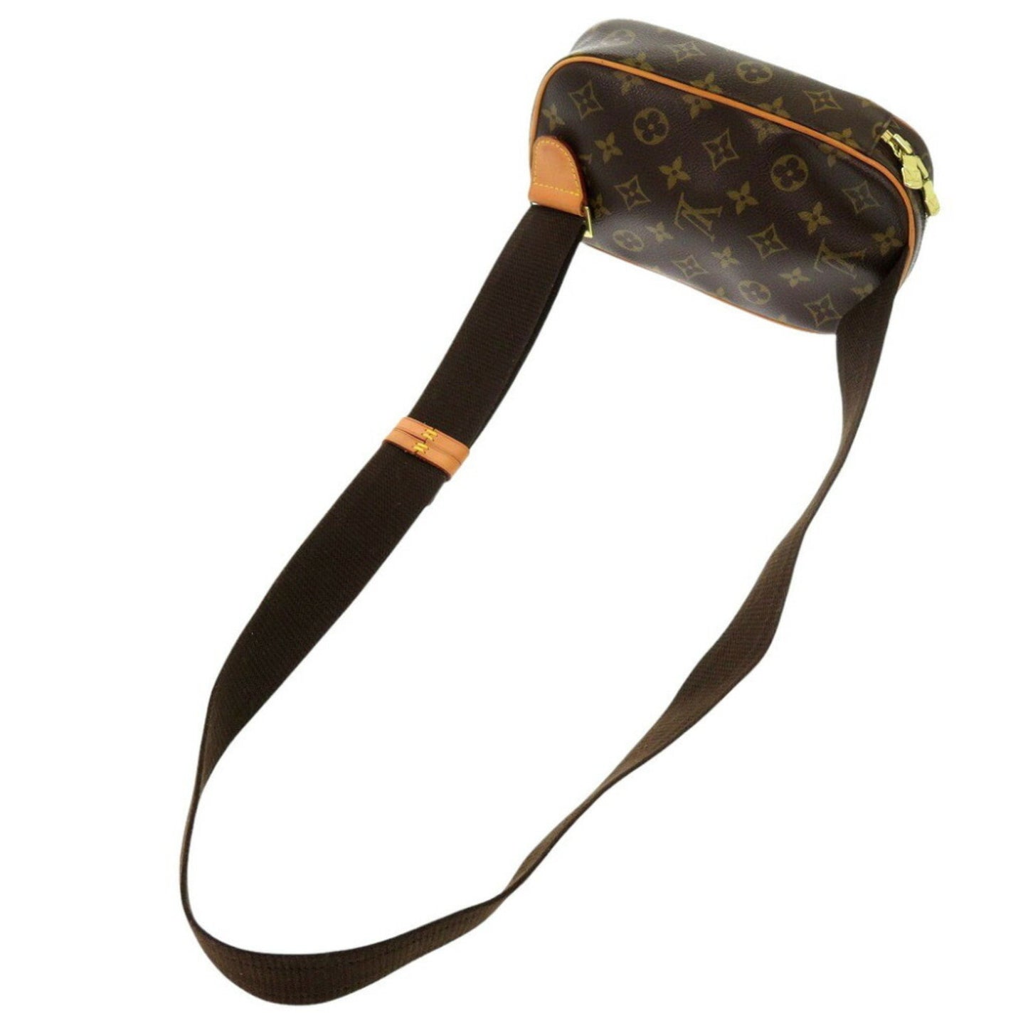 Louis Vuitton Pochette gange, Brown, Canvas, clutch