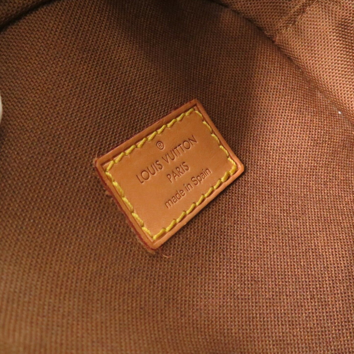Louis Vuitton Pochette gange, Brown, Canvas, clutch