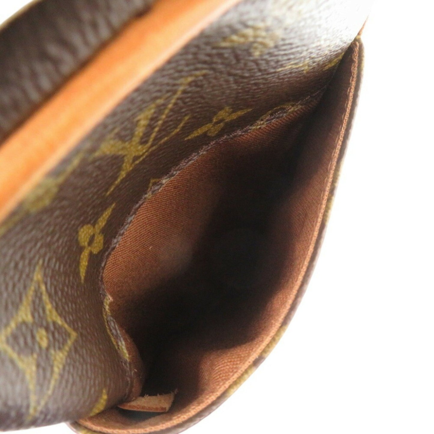 Louis Vuitton Pochette gange, Brown, Canvas, clutch