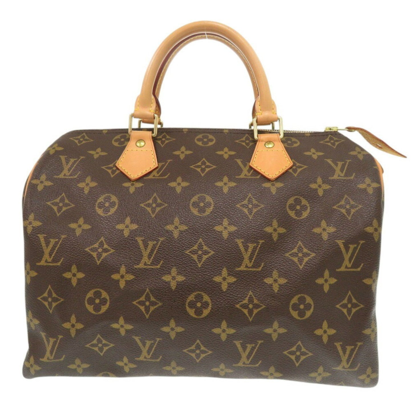Louis Vuitton Speedy 30, Brown, Canvas, handbag