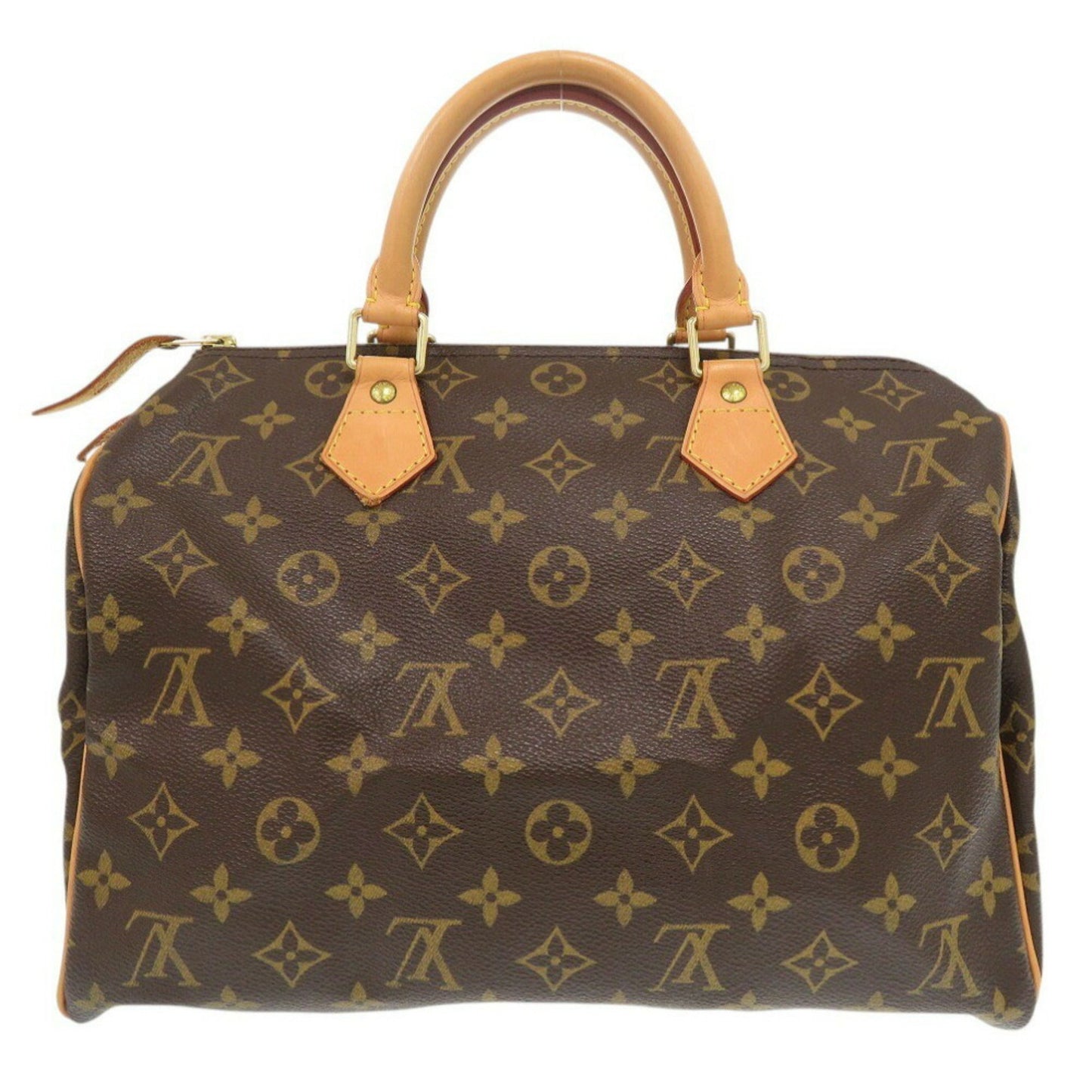 Louis Vuitton Speedy 30, Brown, Canvas, handbag
