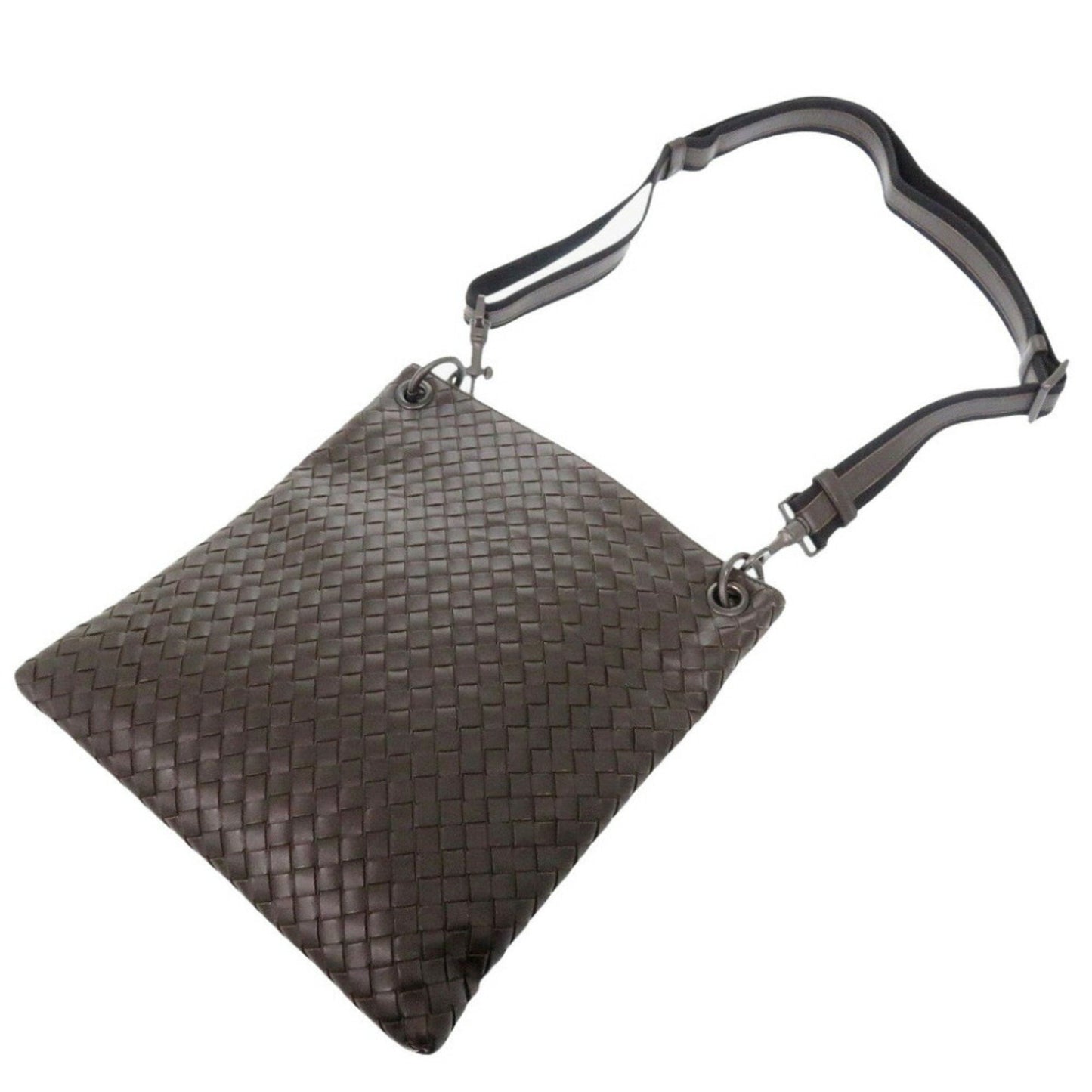 Bottega Veneta Intrecciato, Brown, Leather, shoulder