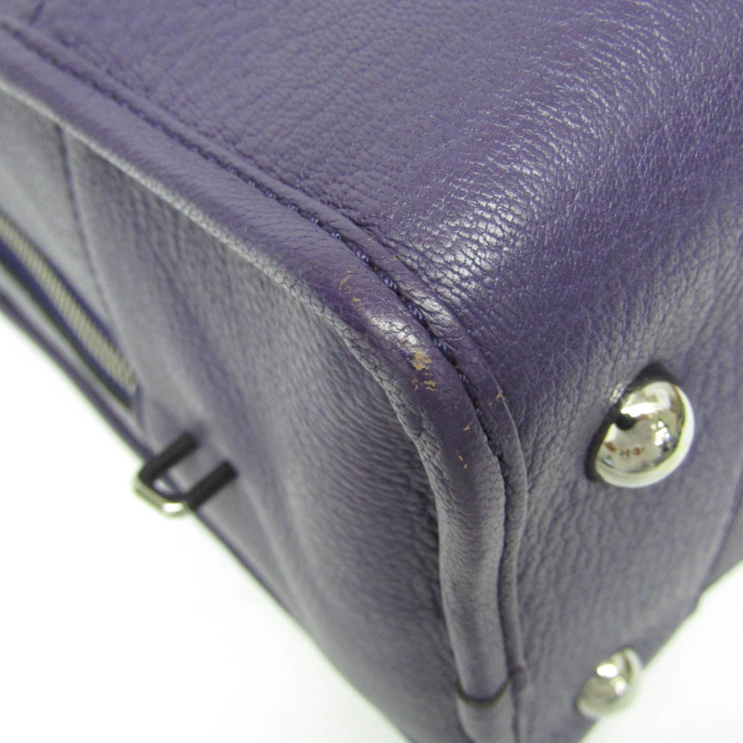 Loewe, Purple, Leather, handbag
