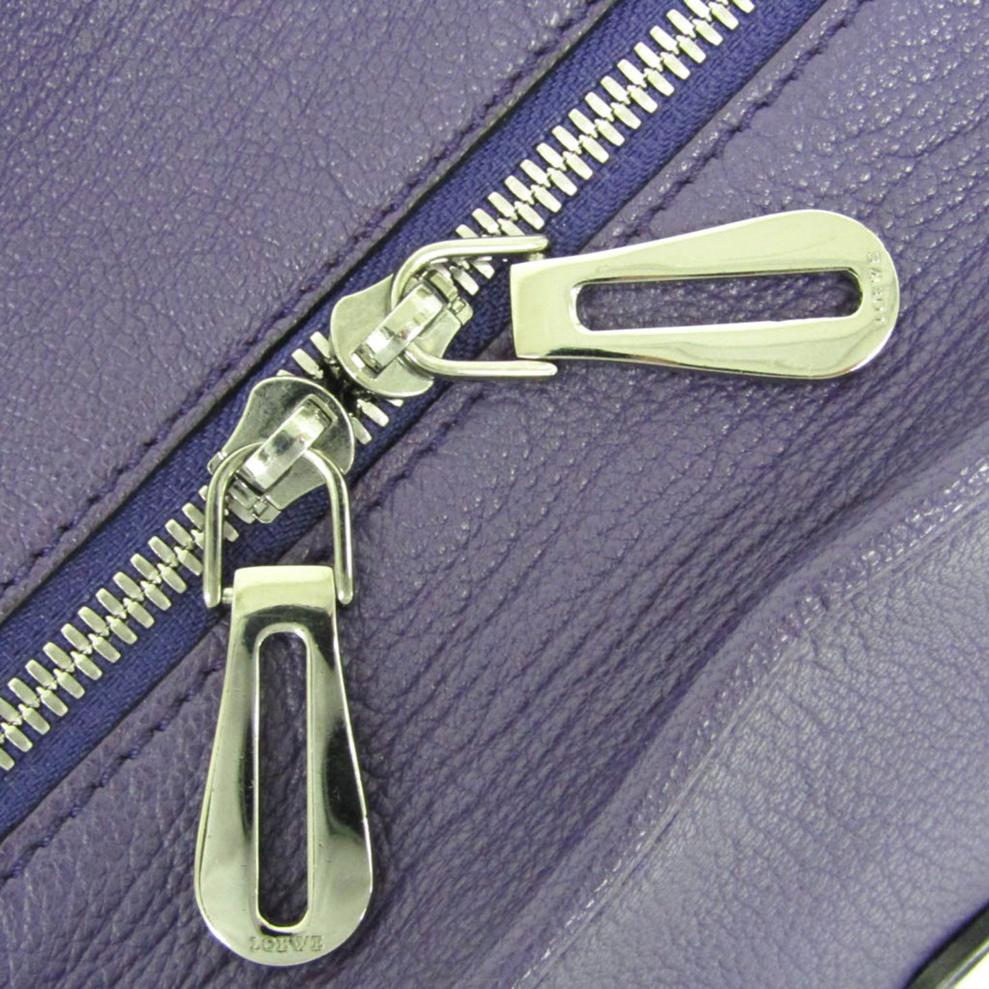 Loewe, Purple, Leather, handbag