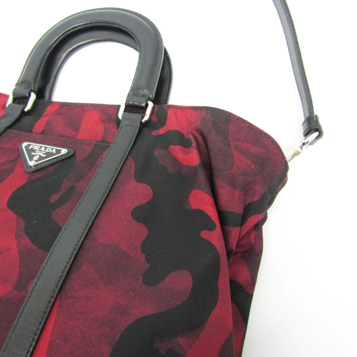 Prada --, Red, Leather, shoulder