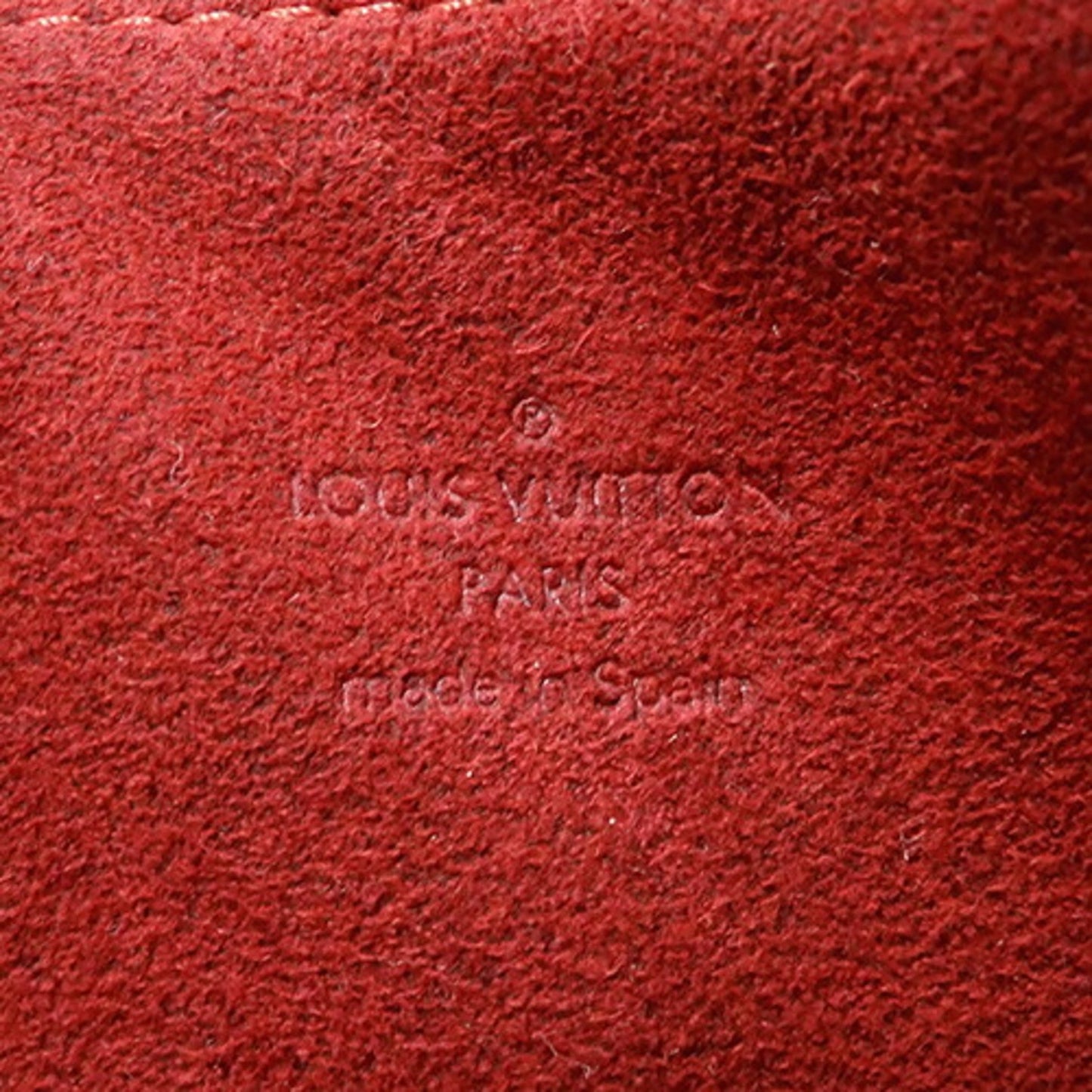 Louis Vuitton Greet, Brown, Canvas, handbag