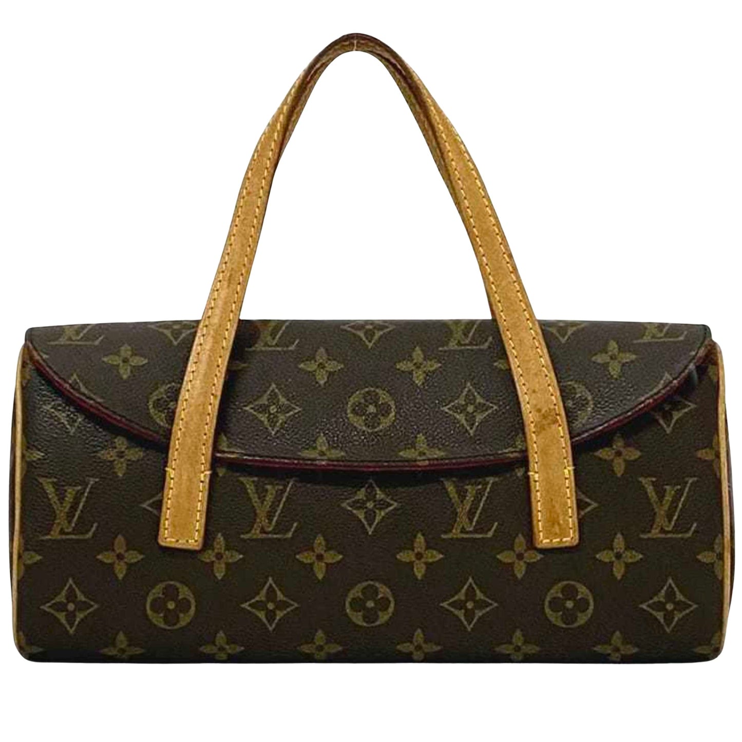 Louis Vuitton Sonatine, Brown, Canvas, handbag