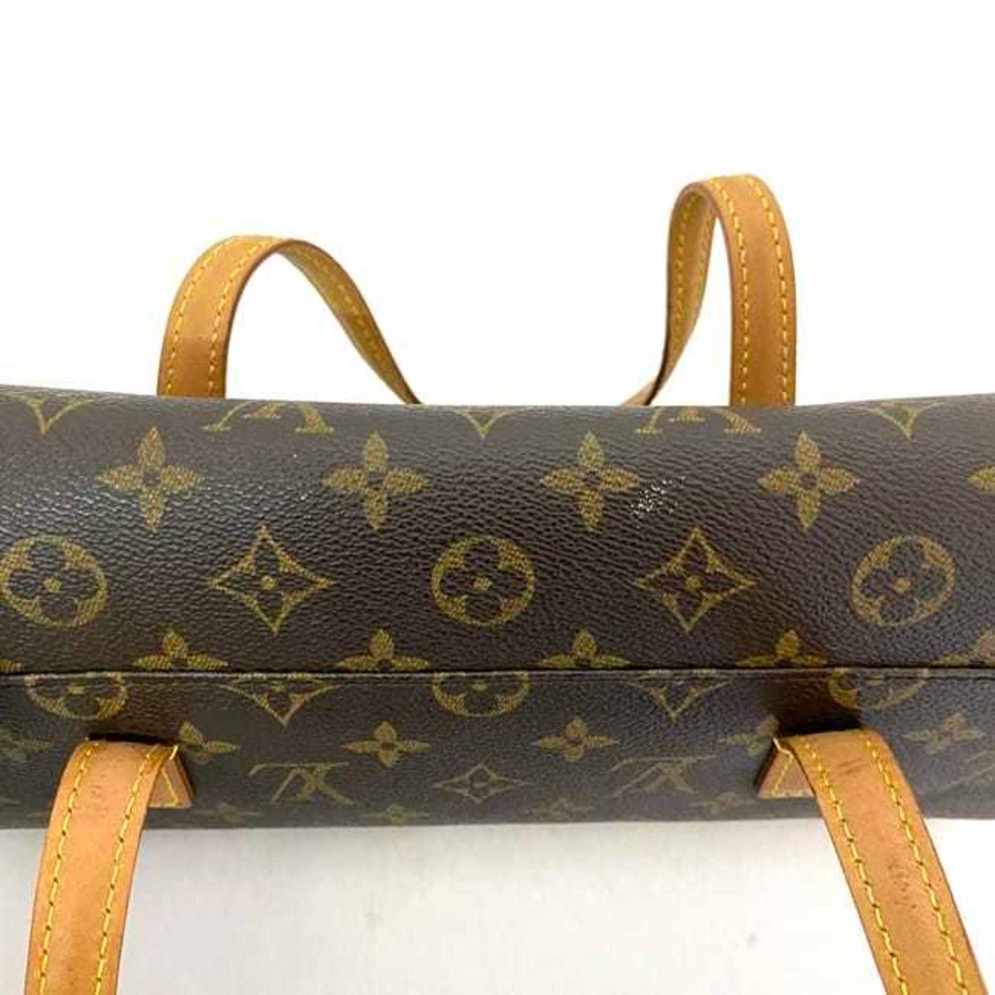 Louis Vuitton Sonatine, Brown, Canvas, handbag