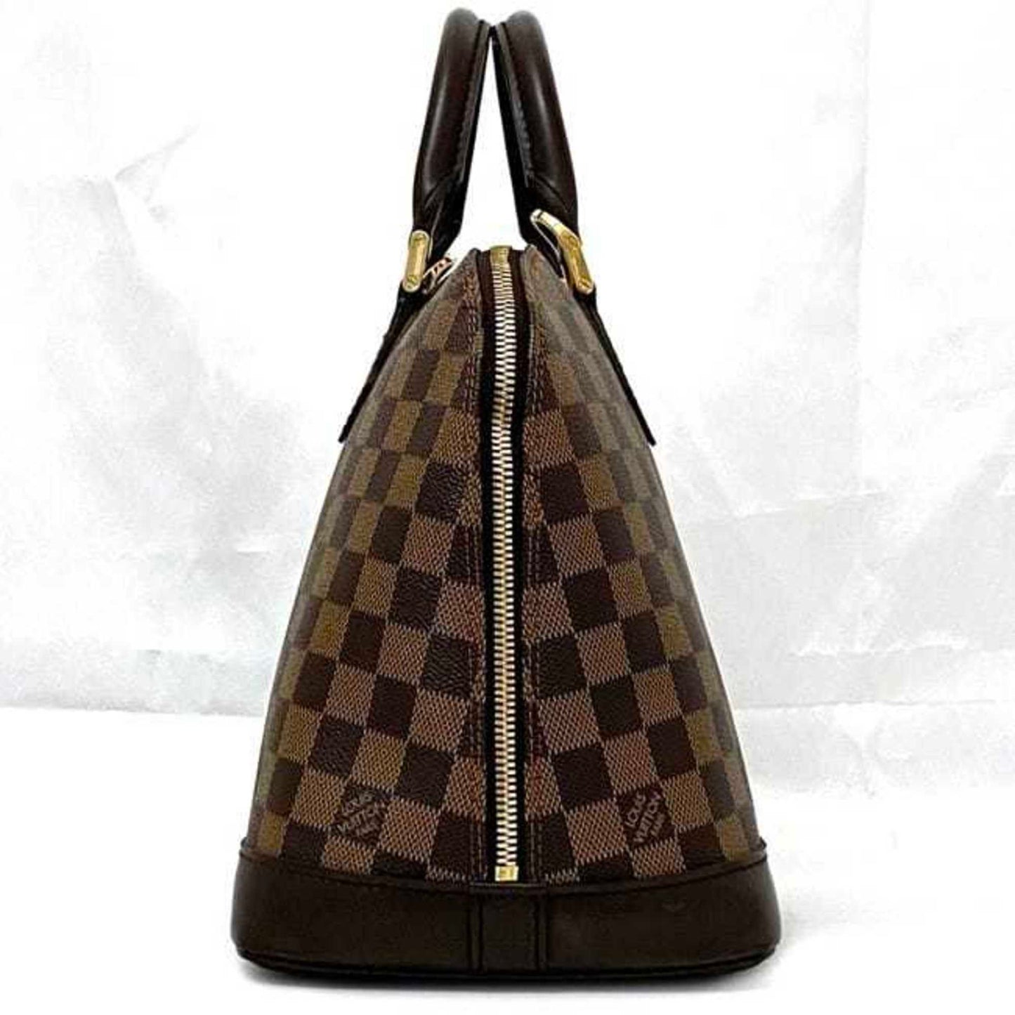 Louis Vuitton Alma, Brown, Canvas, handbag