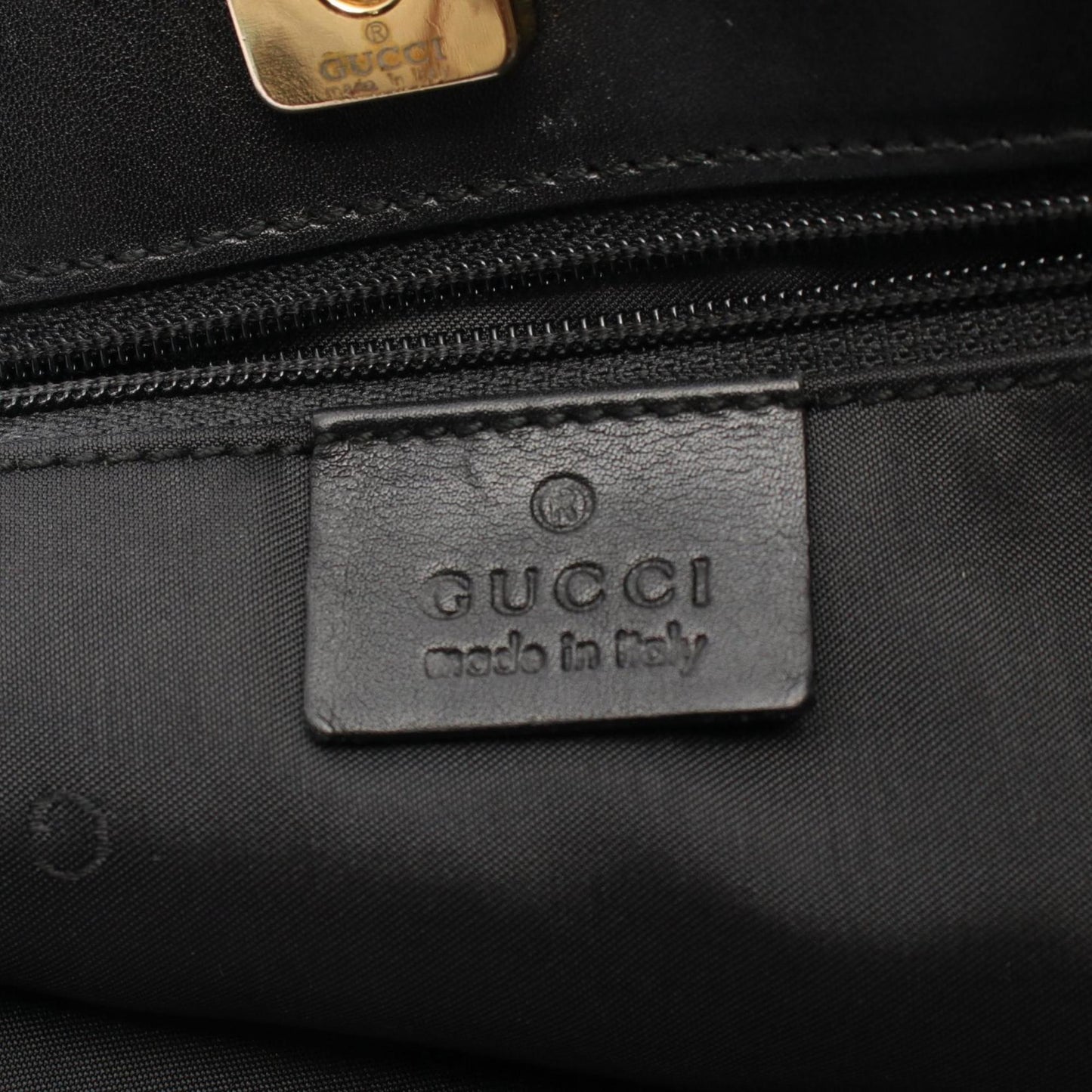 Gucci GG canvas, Black, Canvas, tote