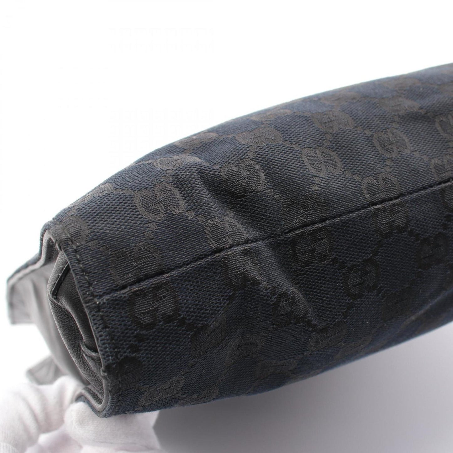 Gucci GG canvas, Black, Canvas, tote
