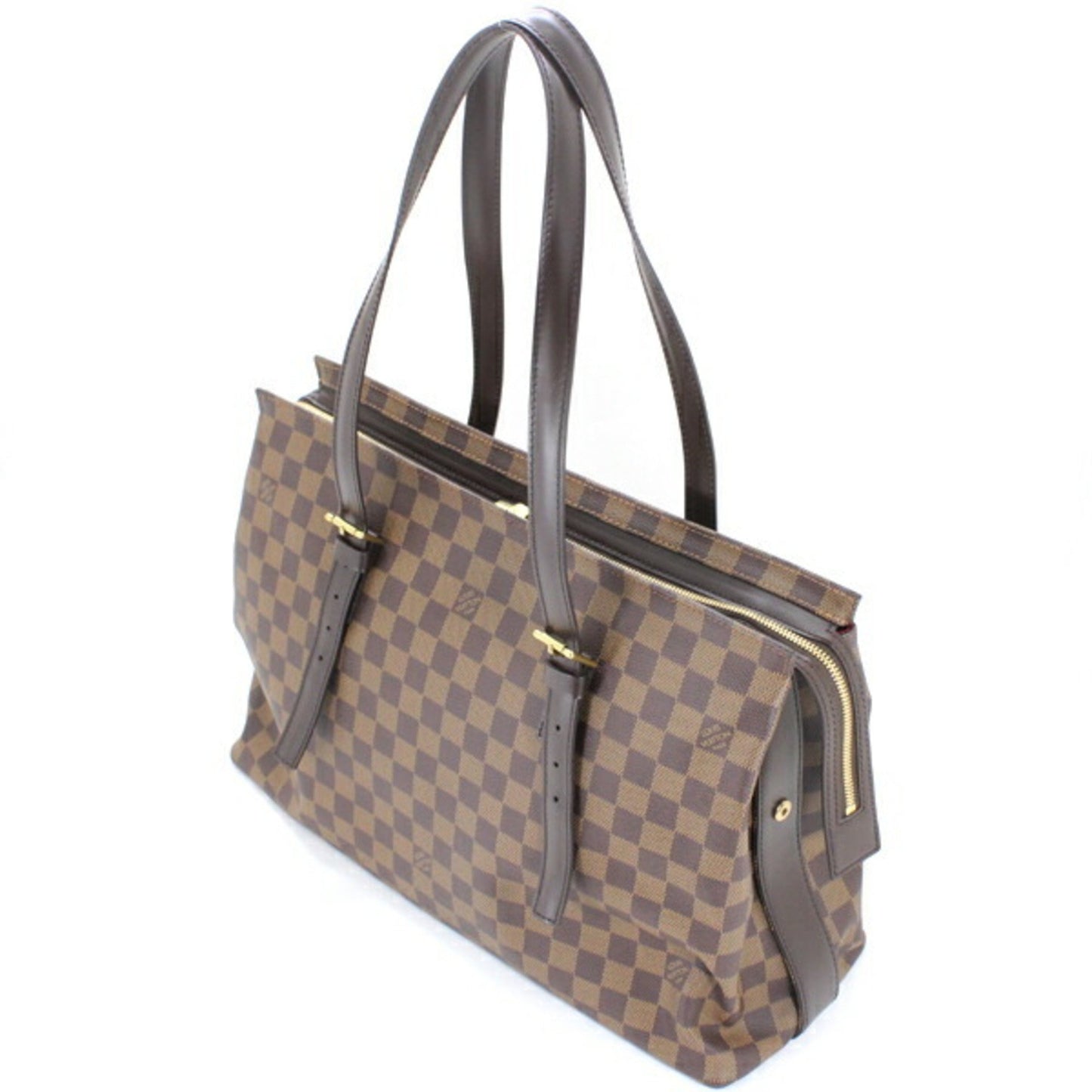 Louis Vuitton Chelsea, Brown, Canvas, tote