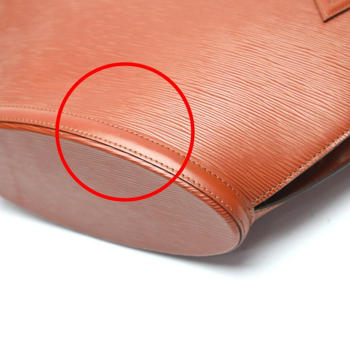 Louis Vuitton Saint Jacques, Brown, Leather, shoulder