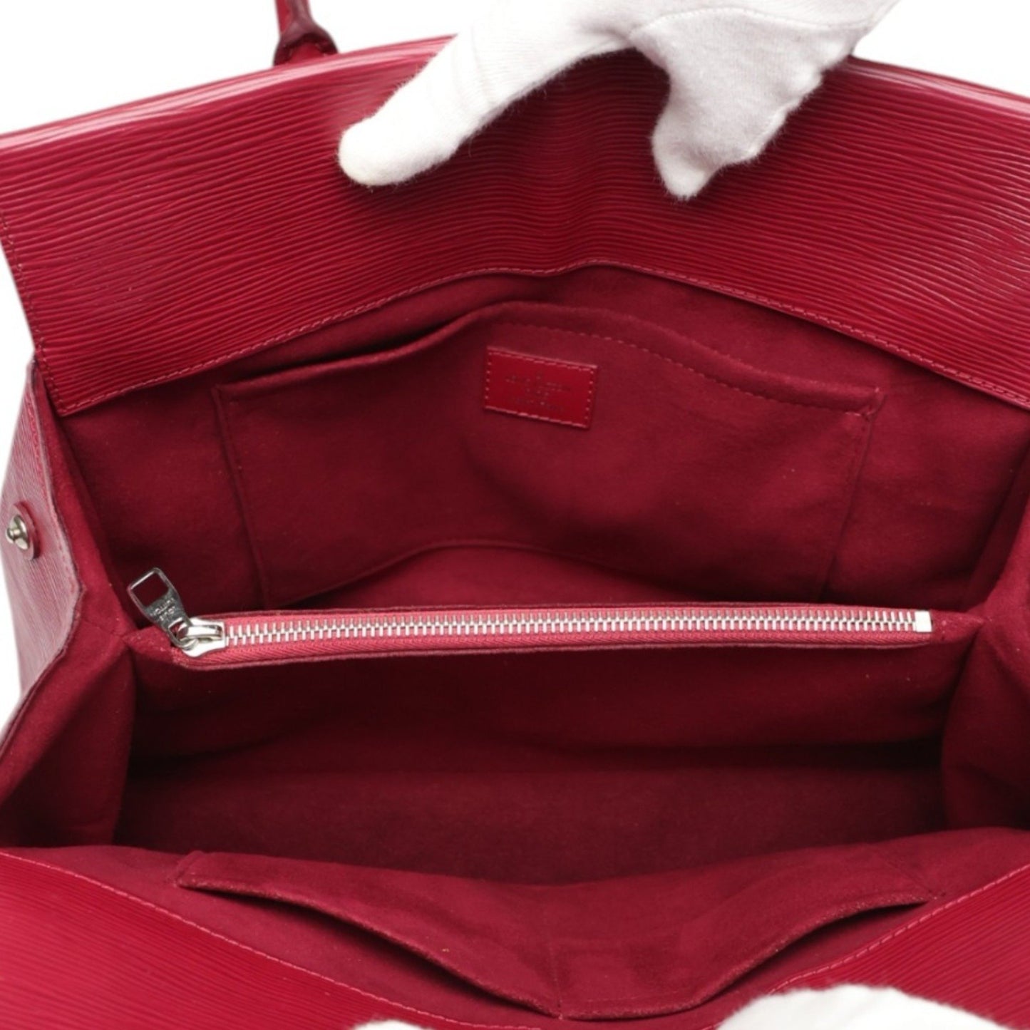 Louis Vuitton Marly, Red, Leather, shoulder