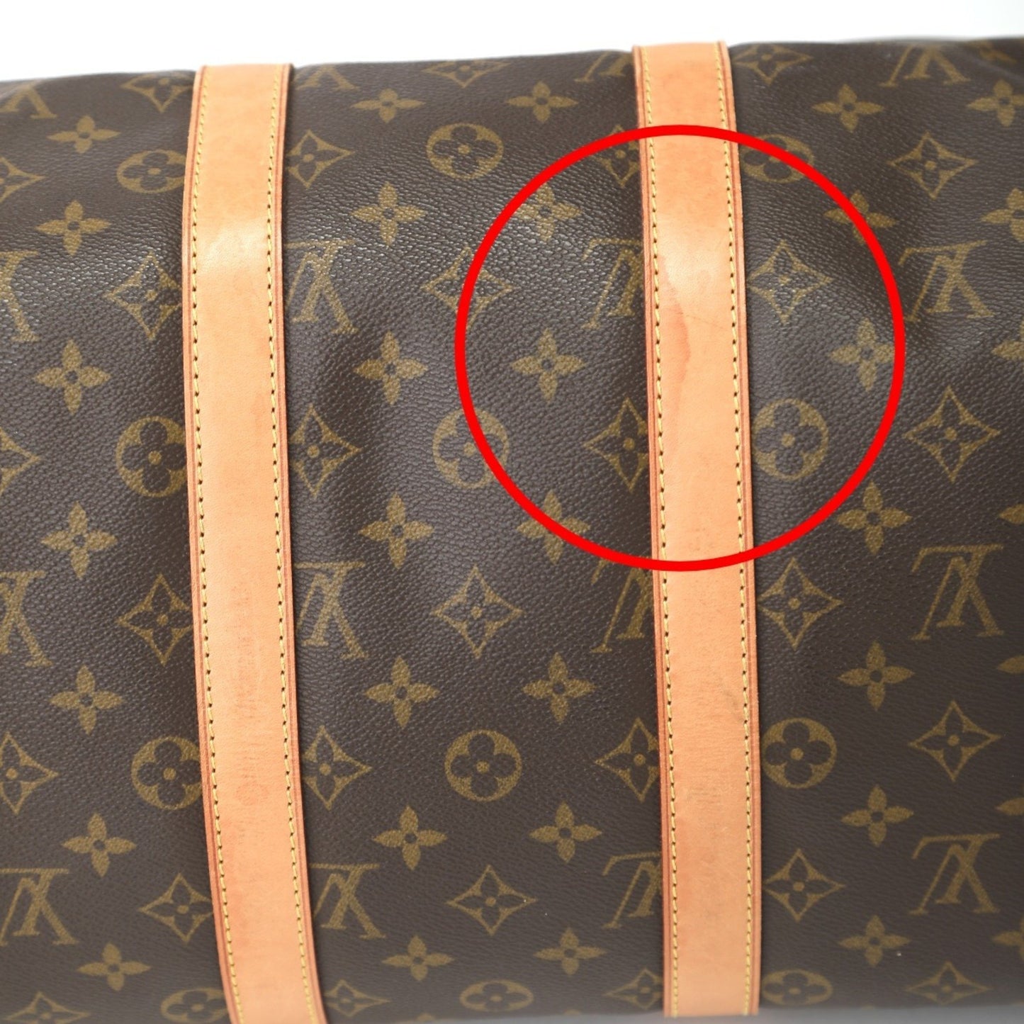 Louis Vuitton Keepall 45, Brown, Canvas, travel