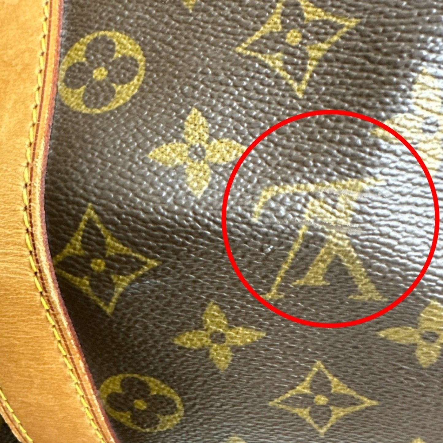 Louis Vuitton Keepall 45, Brown, Canvas, travel