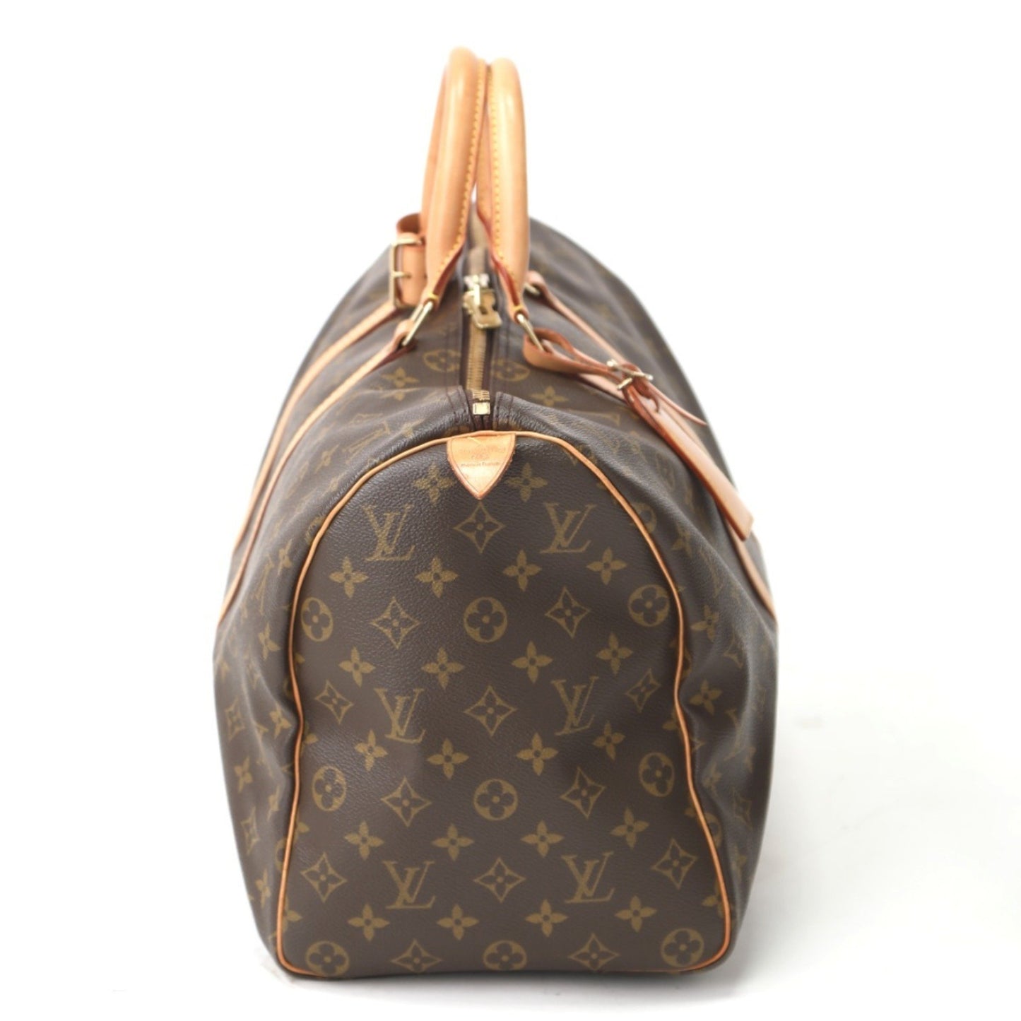 Louis Vuitton Keepall 45, Brown, Canvas, travel