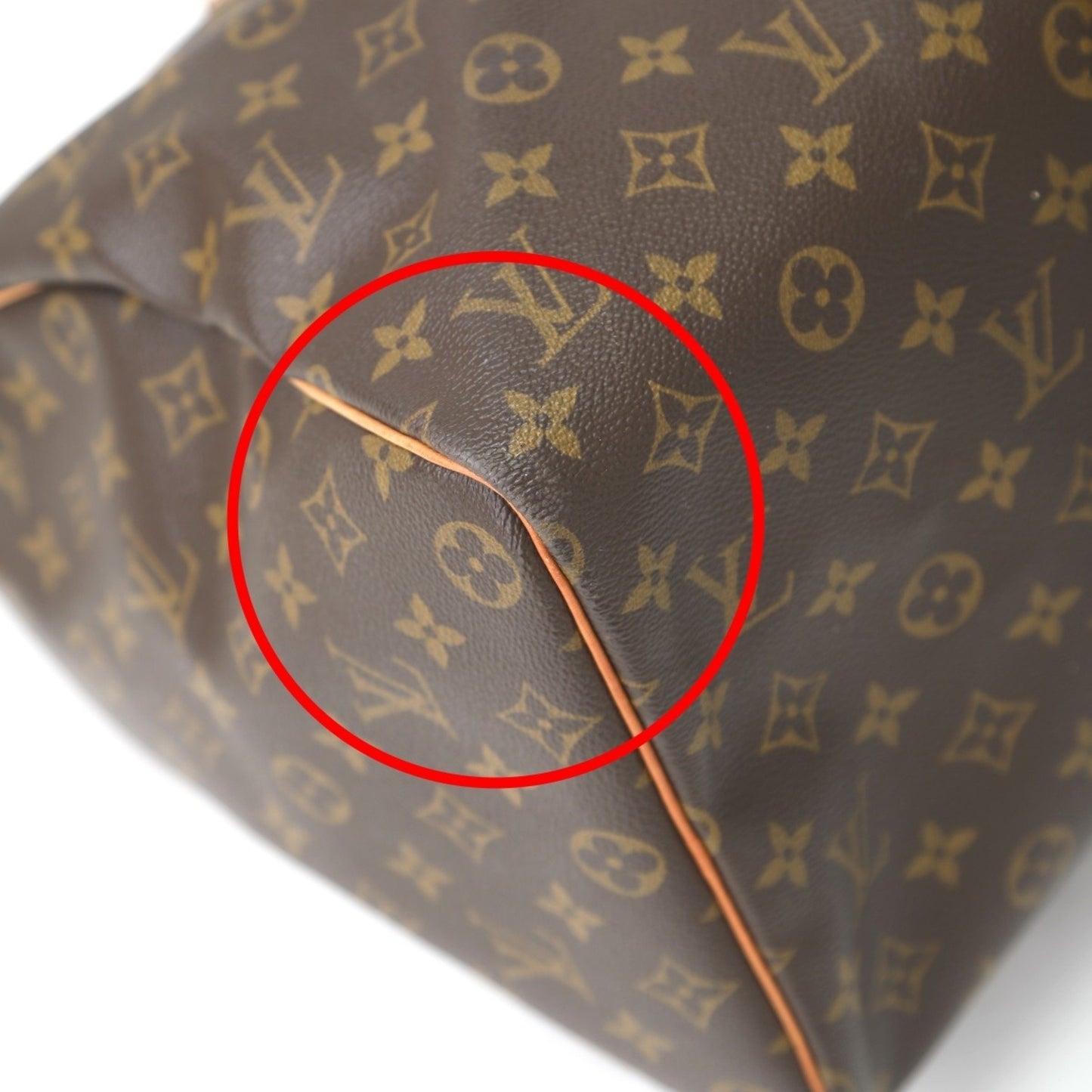 Louis Vuitton Keepall 45, Brown, Canvas, travel