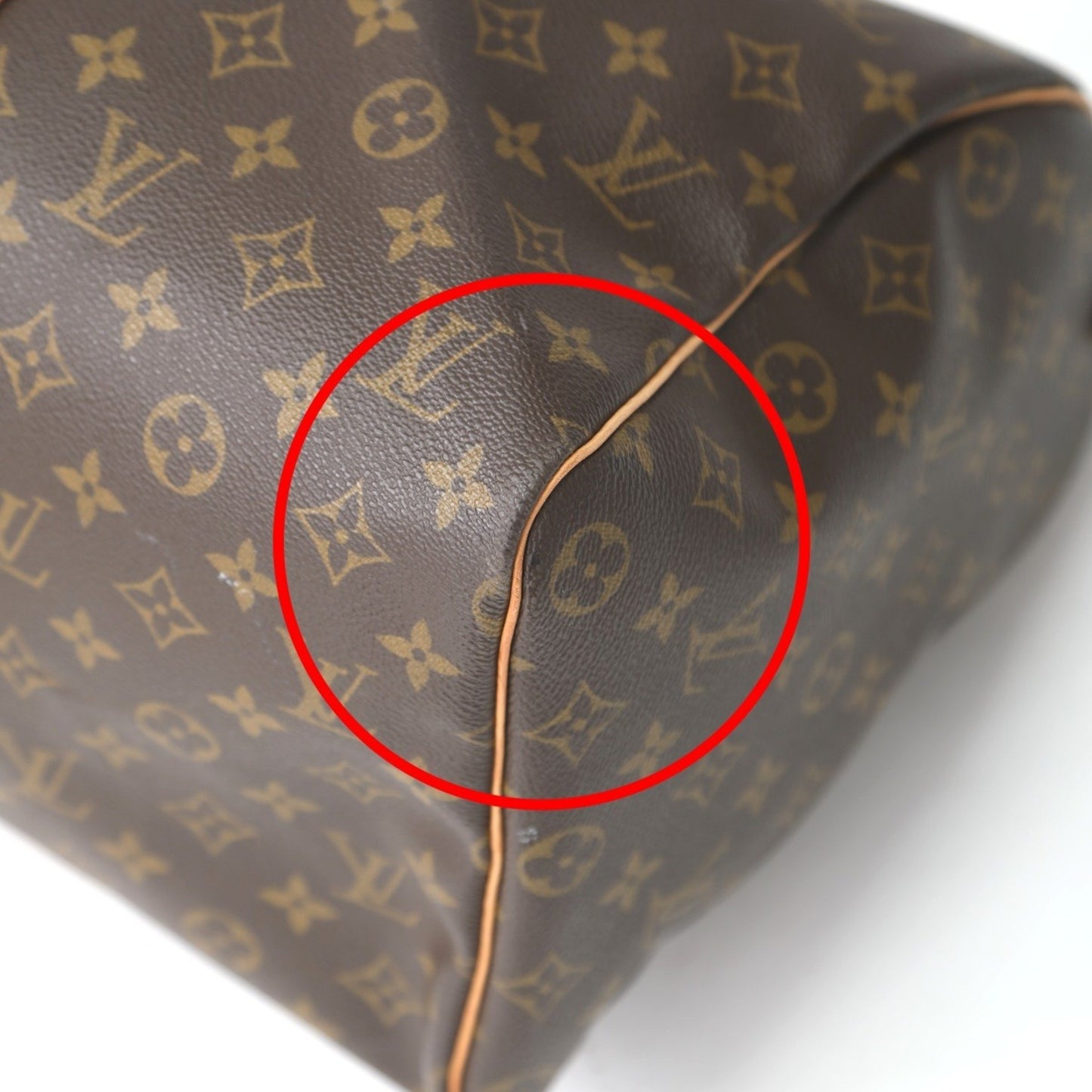 Louis Vuitton Keepall 45, Brown, Canvas, travel