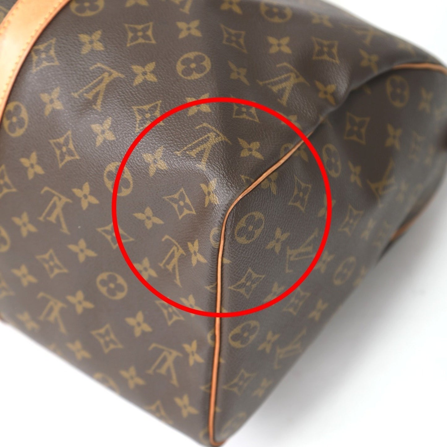 Louis Vuitton Keepall 45, Brown, Canvas, travel