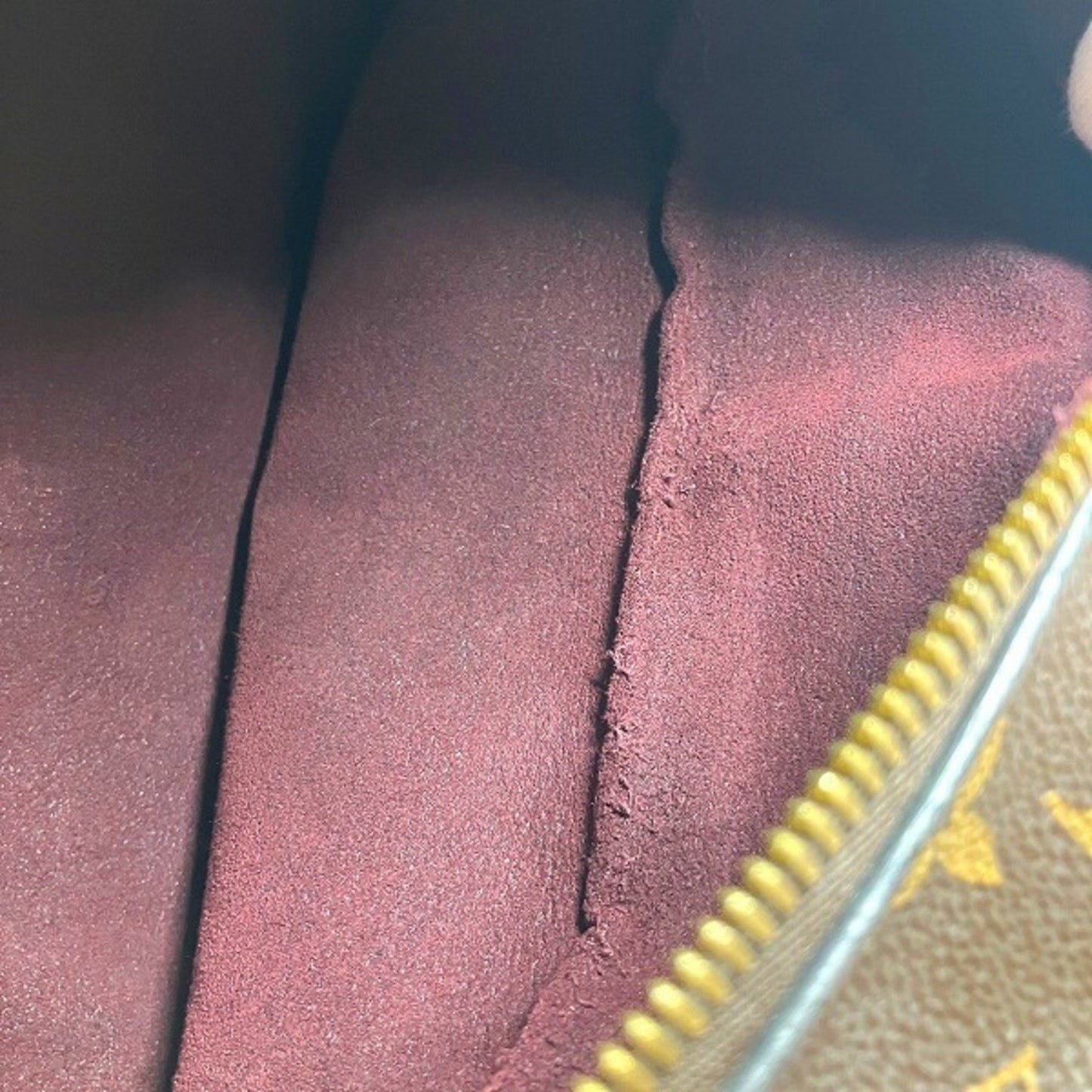 Louis Vuitton Marais, Brown, Canvas, handbag