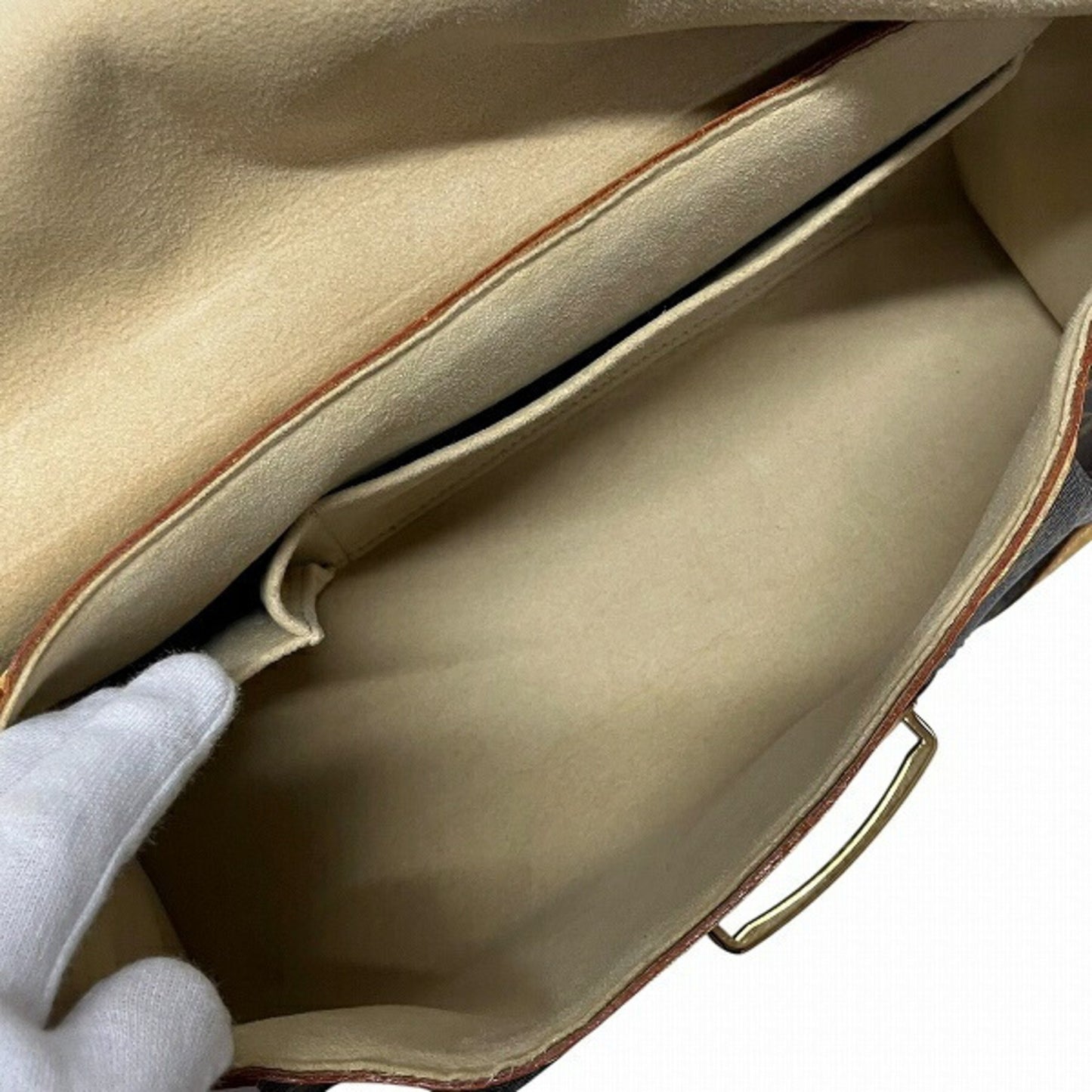 Louis Vuitton Beverly, Brown, Canvas, shoulder