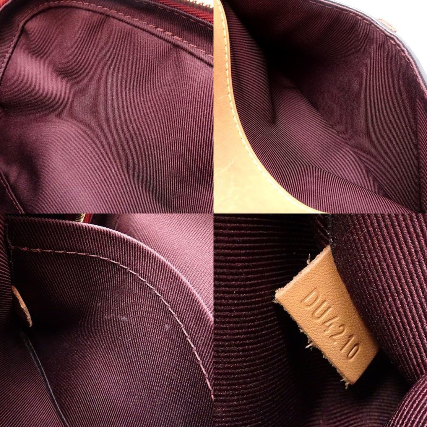 Louis Vuitton Deauville, Brown, Canvas, shoulder