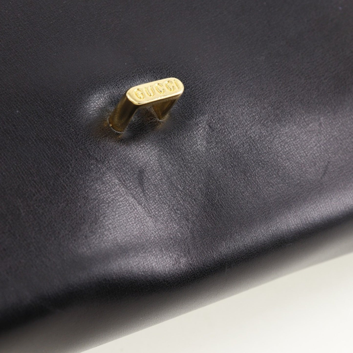 Gucci, Black, Leather, shoulder