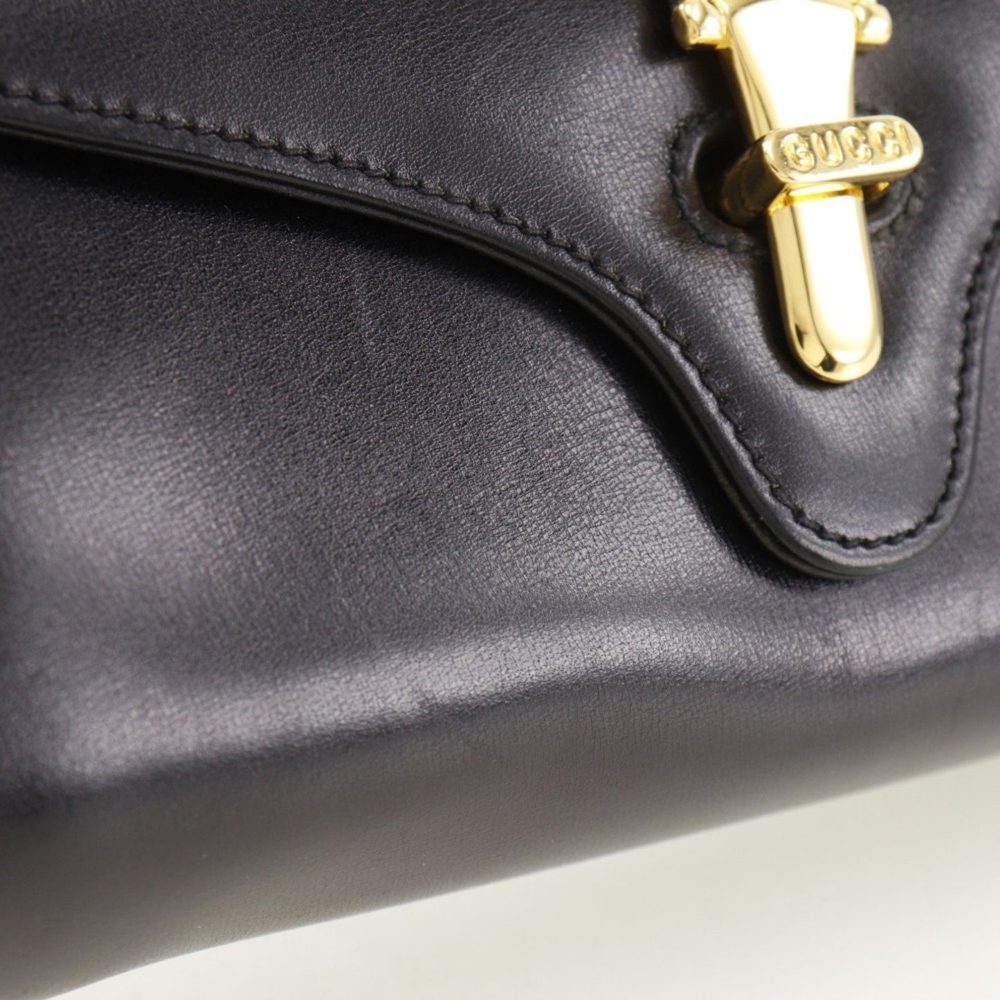 Gucci, Black, Leather, shoulder
