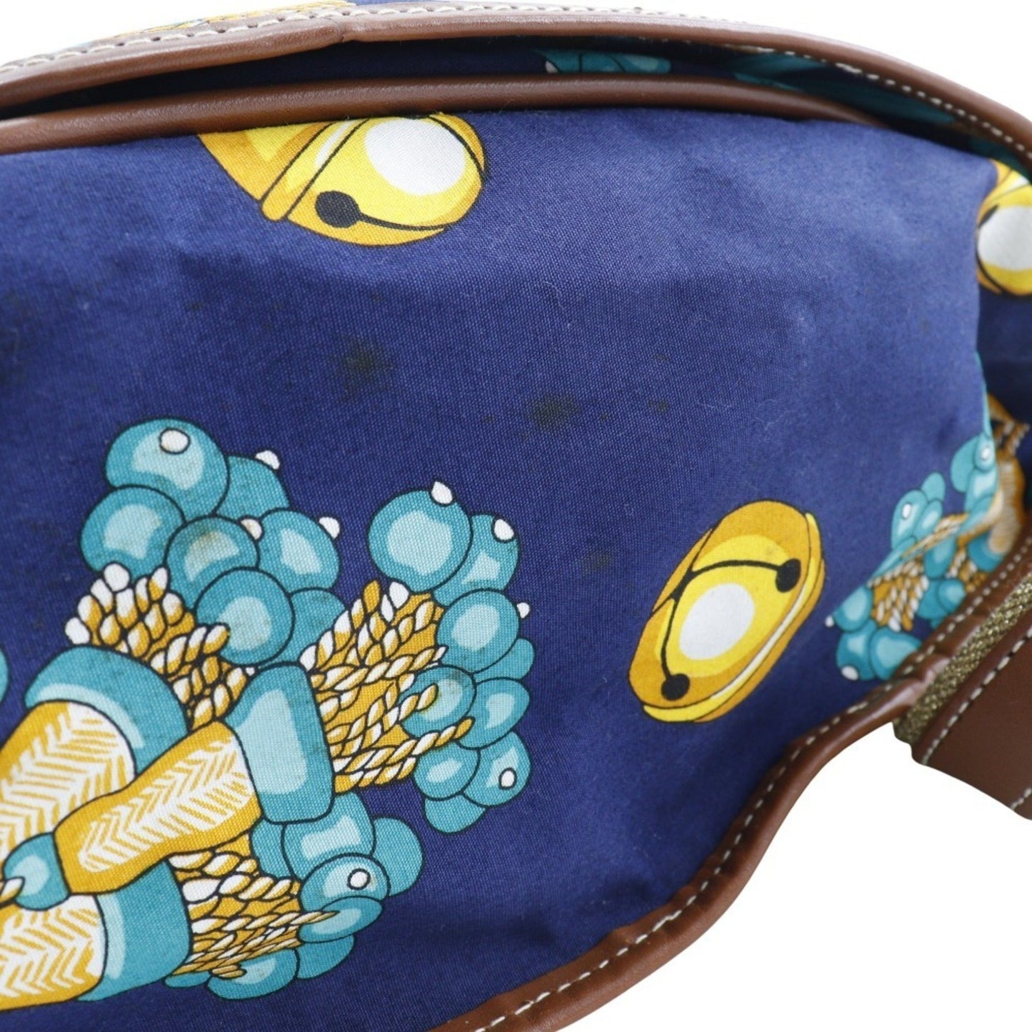 Loewe, Navy, Canvas, shoulder