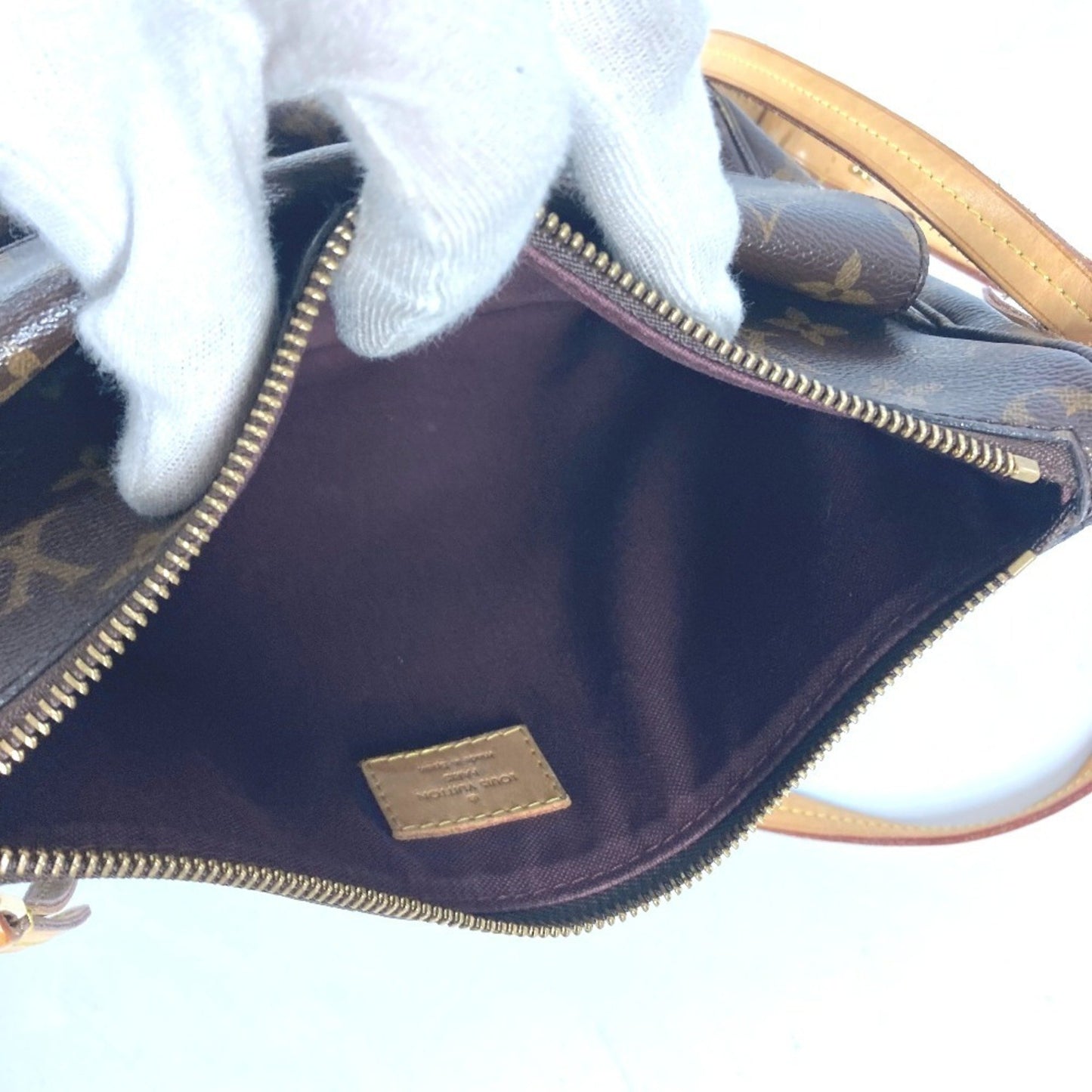 Louis Vuitton Mabillon, Brown, Canvas, shoulder