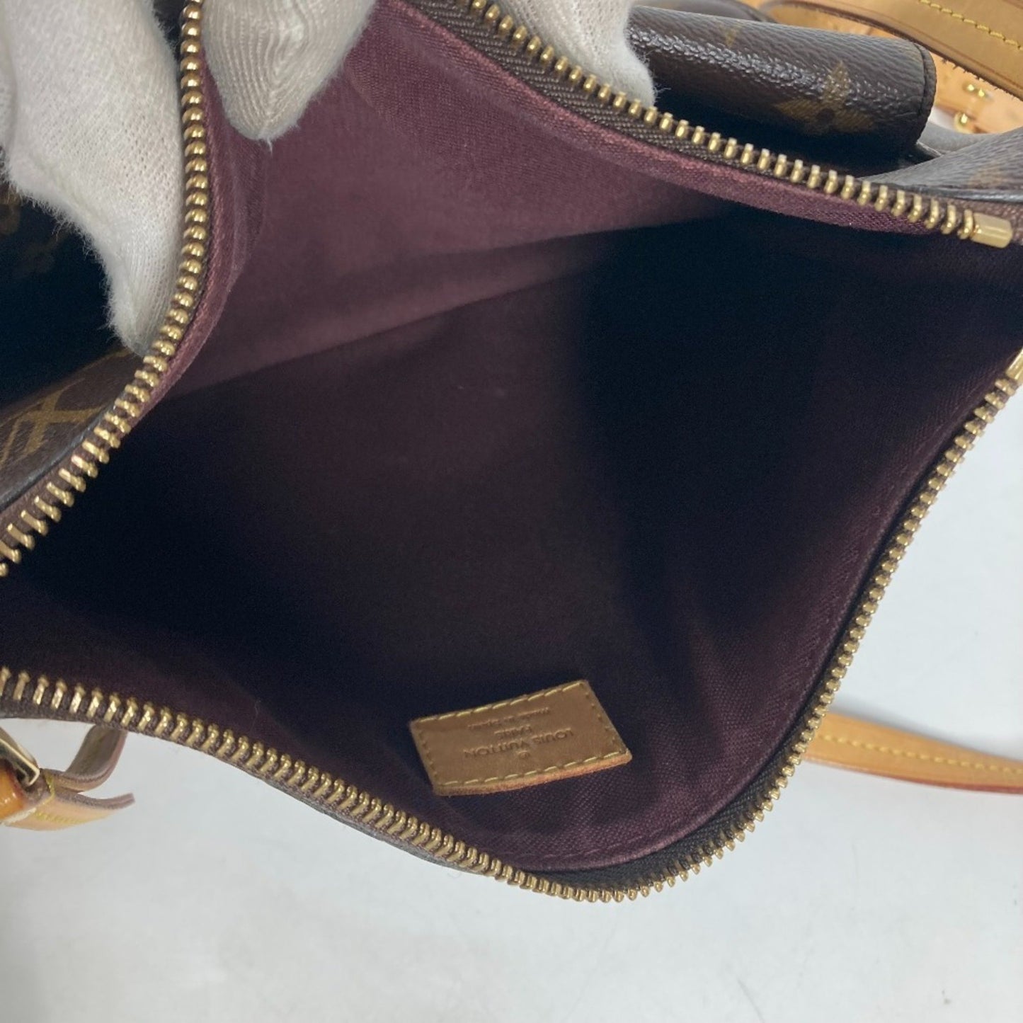Louis Vuitton Mabillon, Brown, Canvas, shoulder