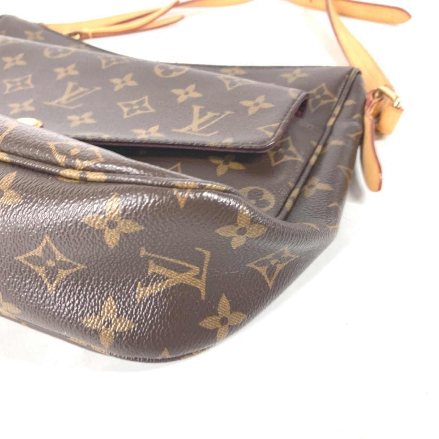 Louis Vuitton Mabillon, Brown, Canvas, shoulder