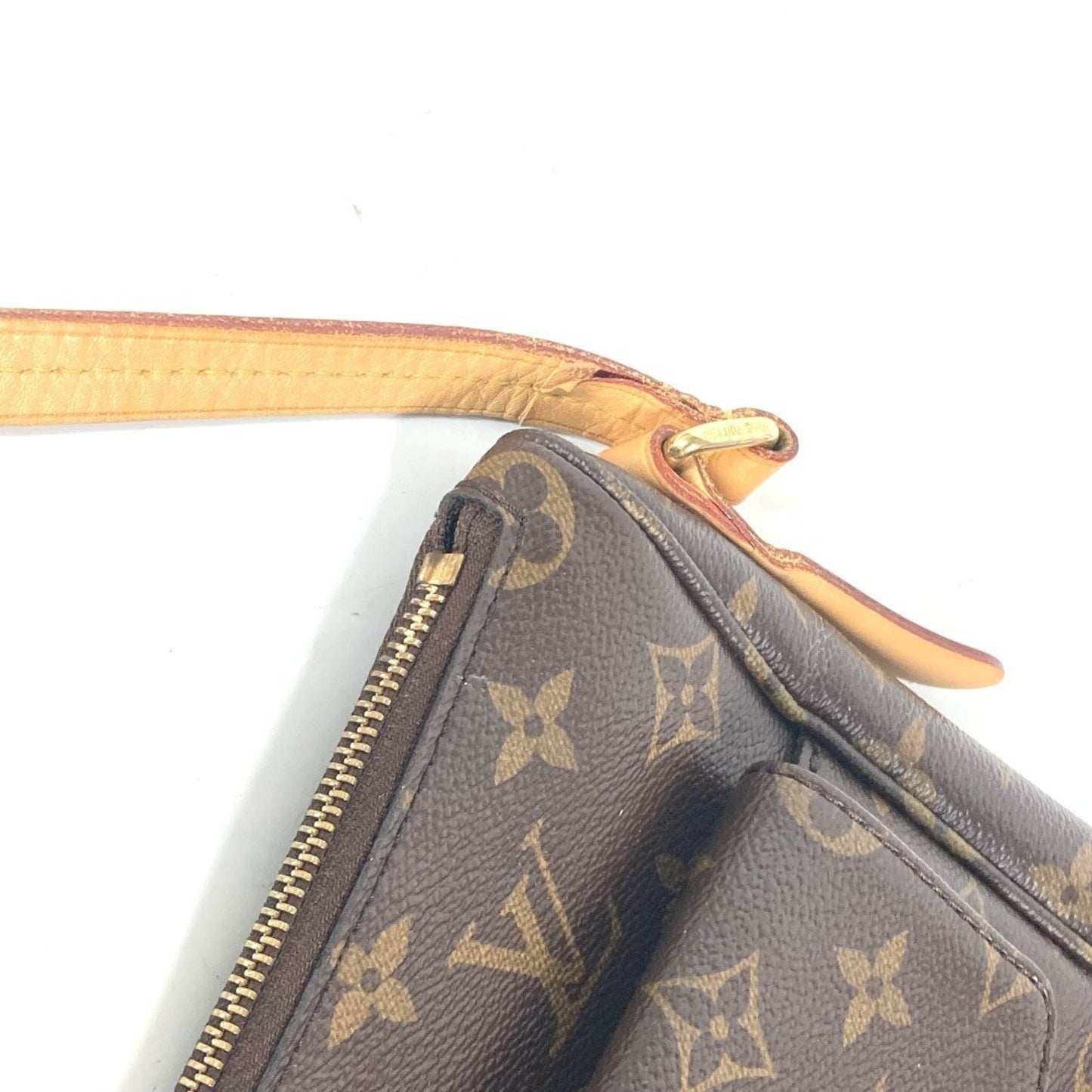 Louis Vuitton Mabillon, Brown, Canvas, shoulder