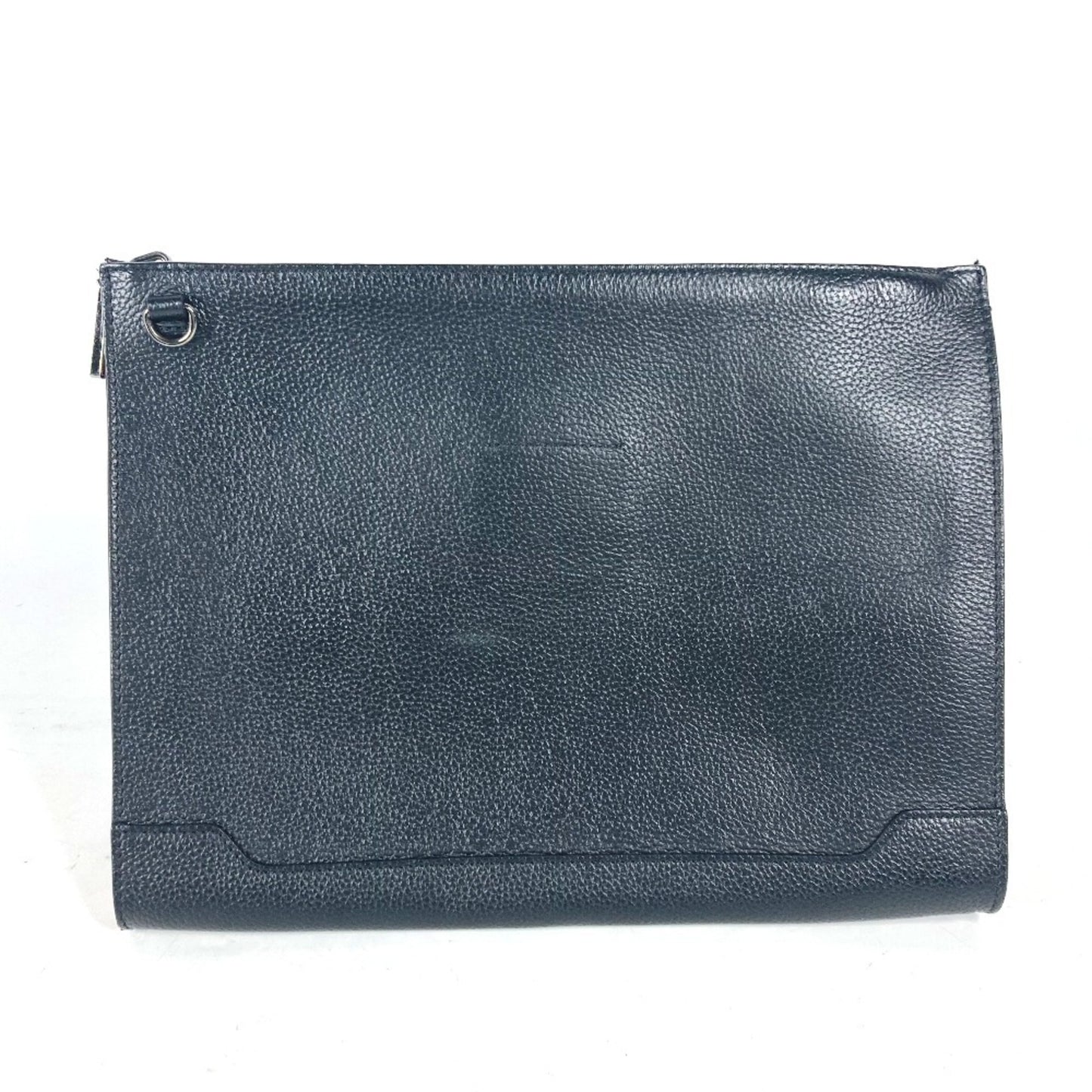 Christian Louboutin Sky Pouch, Black, Leather, clutch