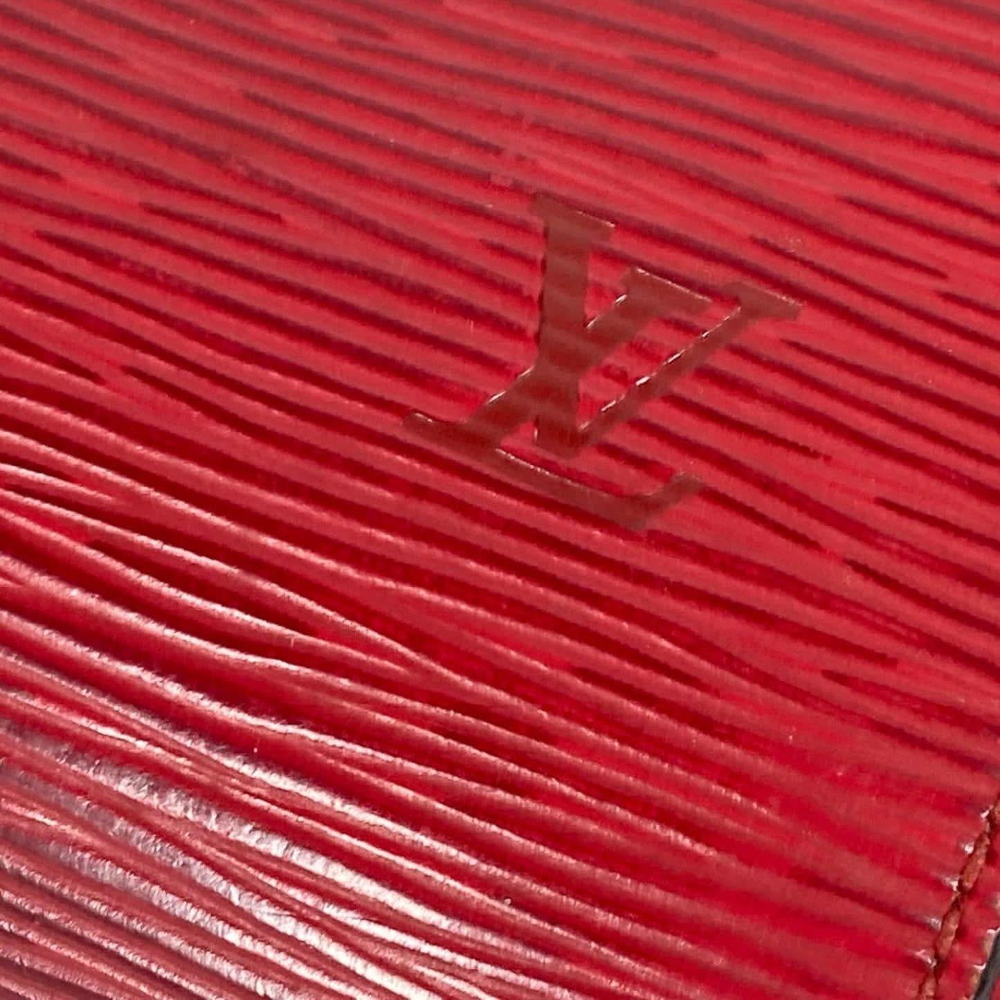 Louis Vuitton, Red, Leather, backpack