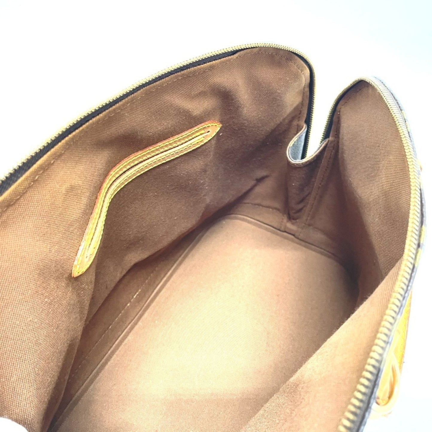 Louis Vuitton Alma, Brown, Canvas, handbag