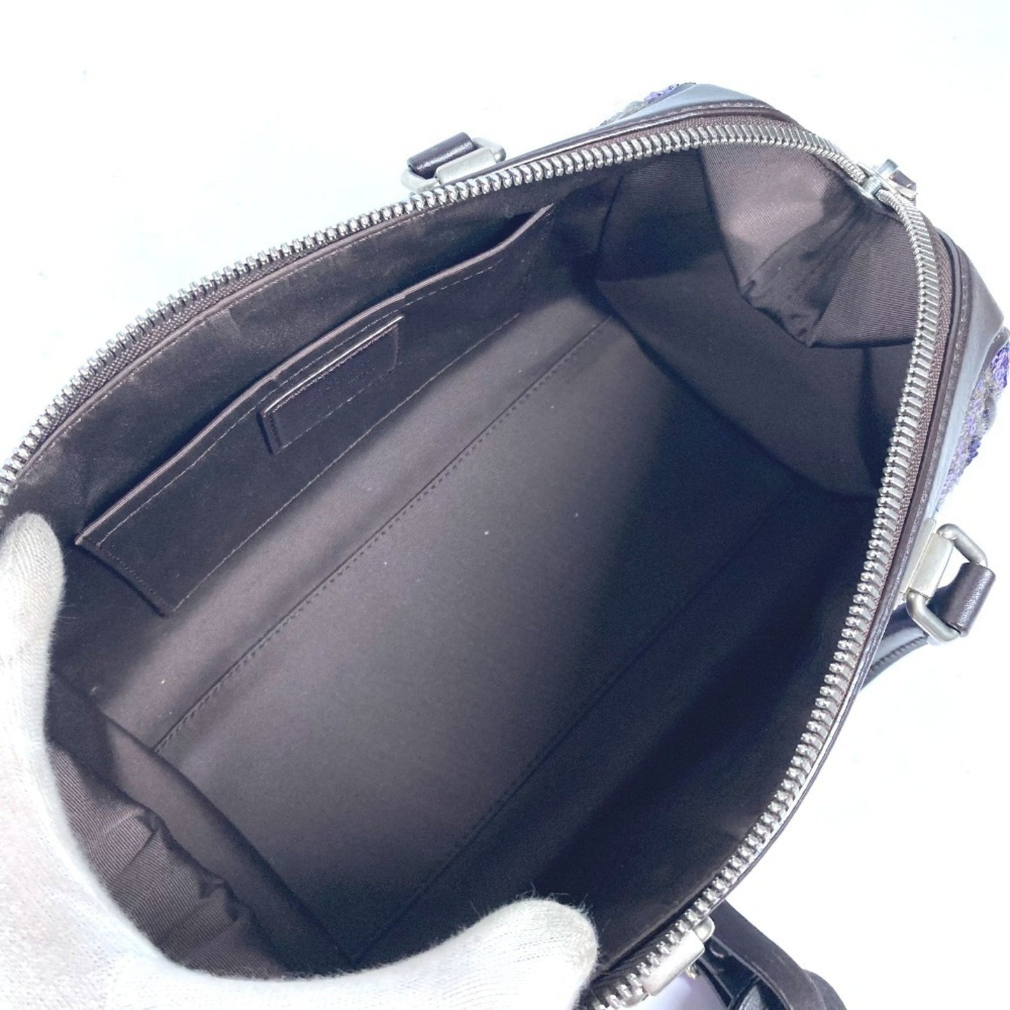 Louis Vuitton, Purple, Leather, handbag